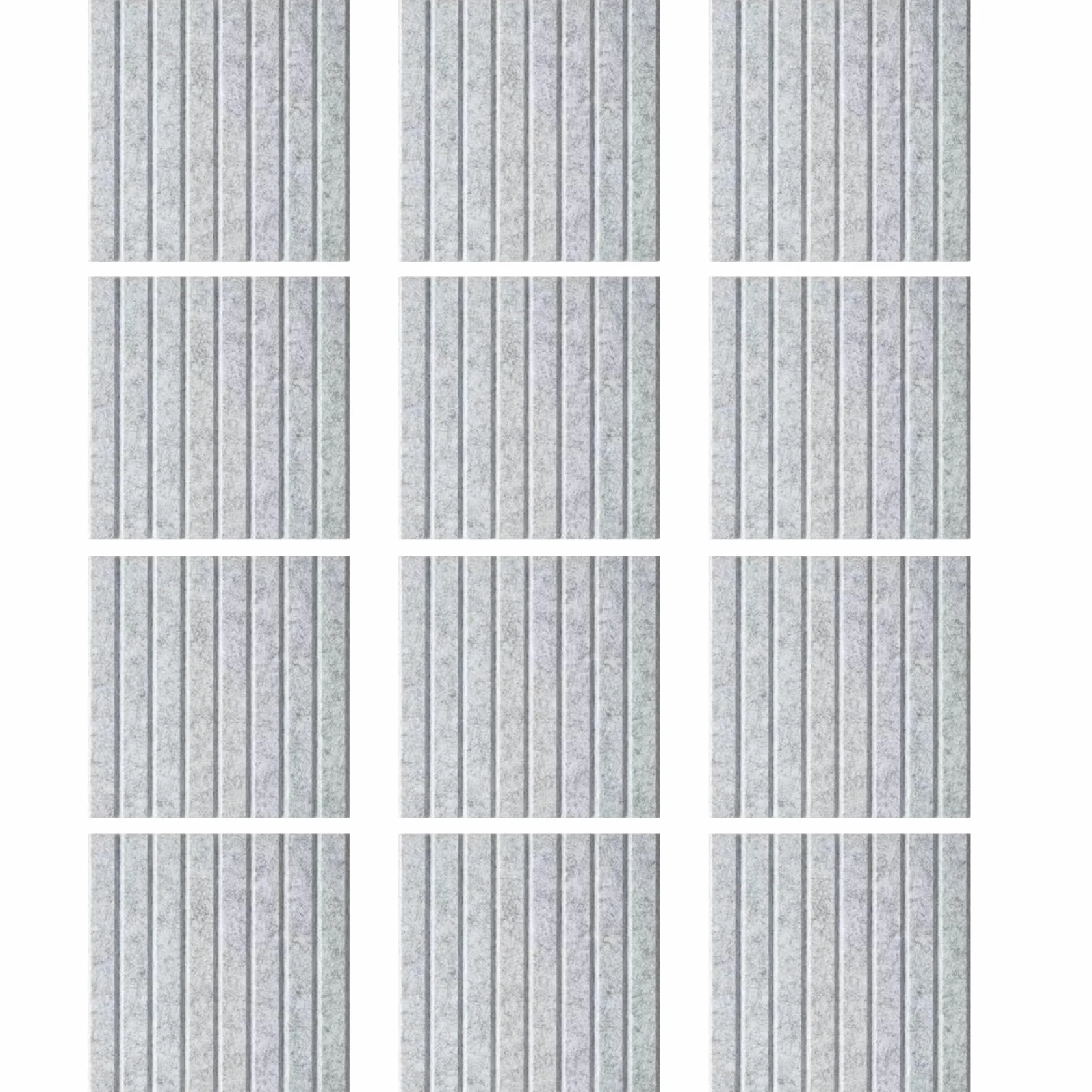 Bacheca in sughero da 12 pezzi per pareti, bacheca in feltro da 12x12 pollici per la cucina di casa, la scuola, l'ufficio, parete decorativa fai da te, grigio chiaro