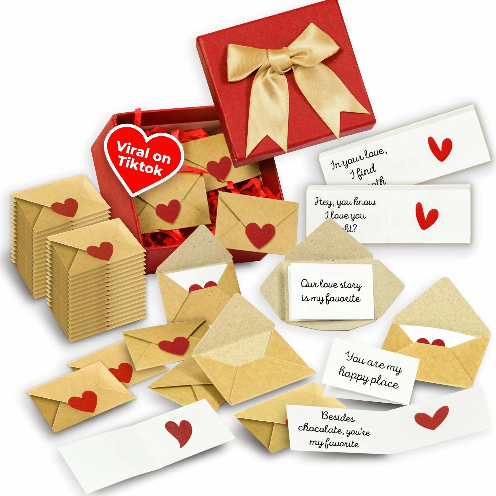 STOFINITY 60 note d'amore per lui e lei, biglietto di anniversario a lunga distanza, regalo per coppia