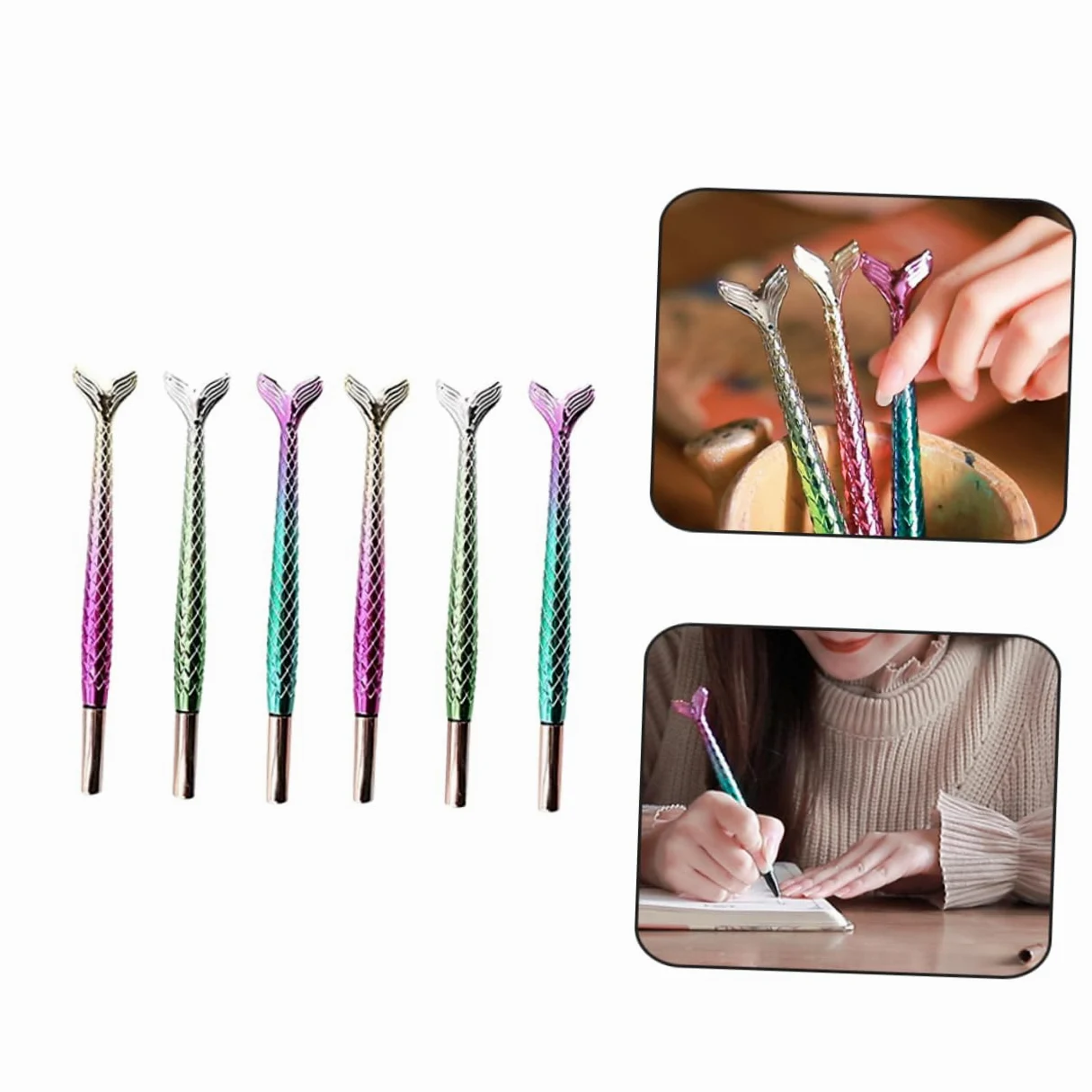Operitacx 18pezzi Penne Sfera Eleganti Forniture Per Scrittura Per Scuola e Ufficio Design Pratico e Portatile