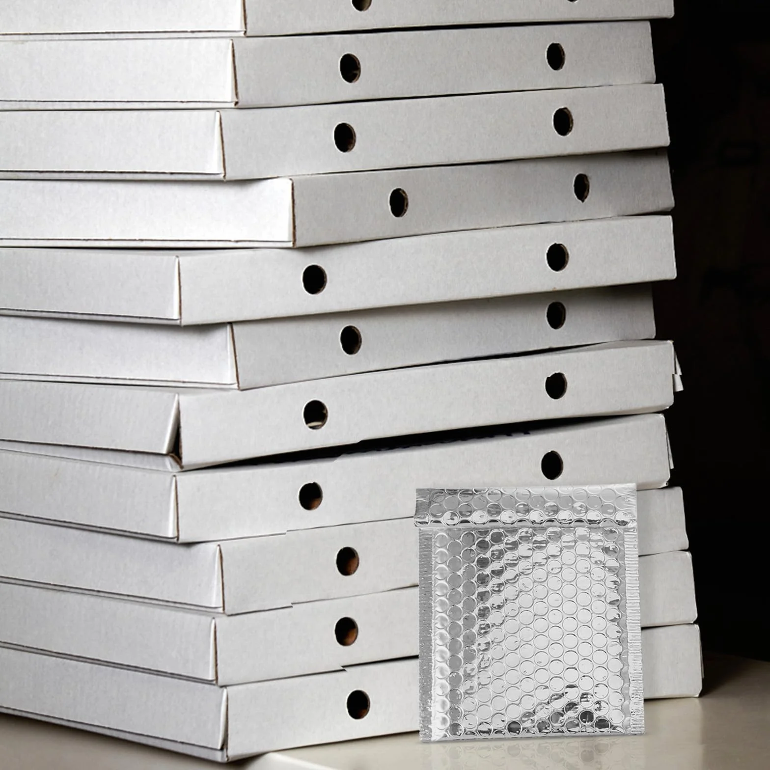 Alipis Buste Imbottite a Bolle D'aria 14x16+4 Cm 100 Pezzi Impermeabili Autosigillanti per Spedizioni Postali Protezione Libri e Piccoli Oggetti Superficie Liscia Scrittura Manuale