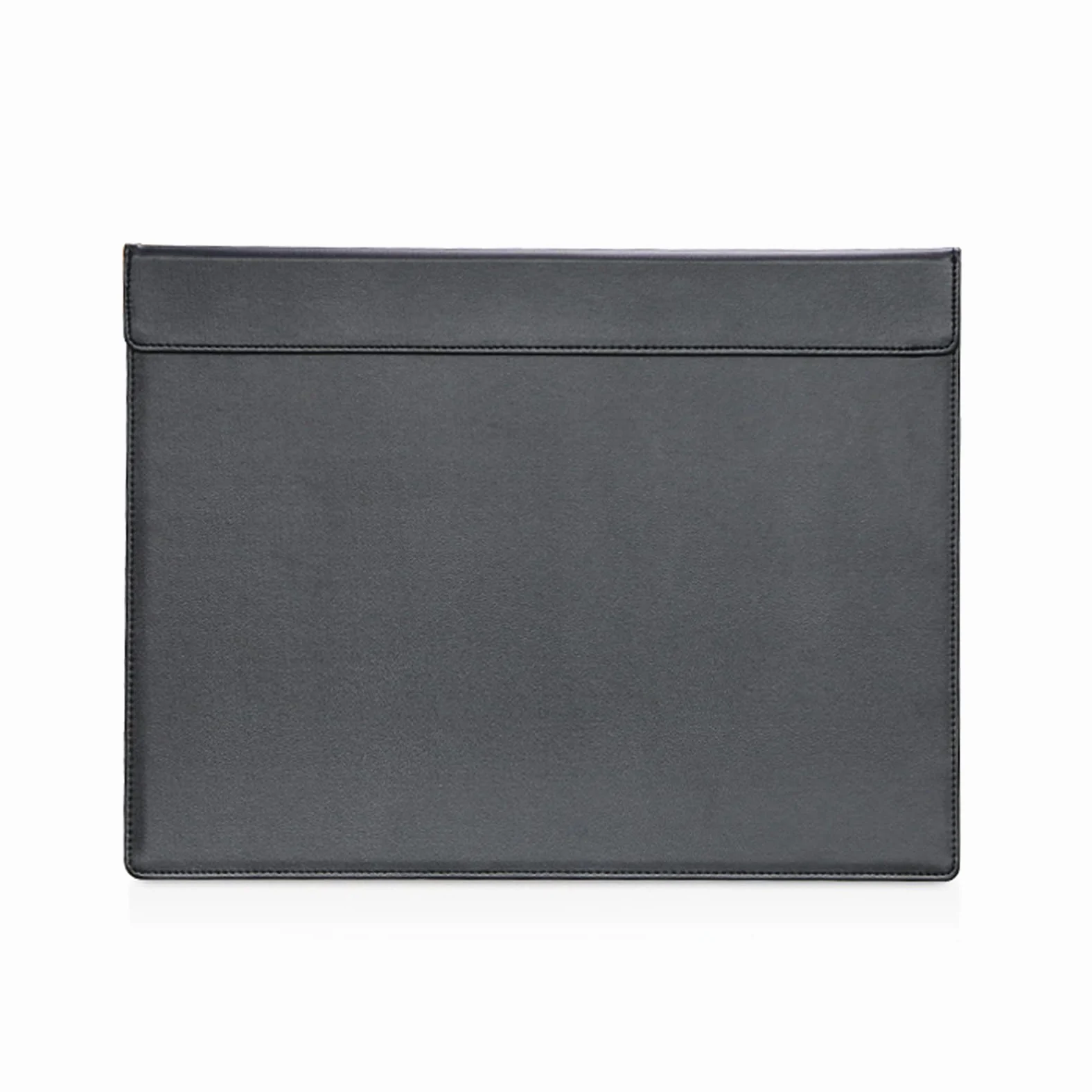 Portablocco Business foldering di Fascia Alta riunione di Cuoio Scrittura tampone A3 Desk tampone Signature Clip legante Magnetico per Ufficio, Hotel, Studio Clipboard Portablocco (Color : Black)