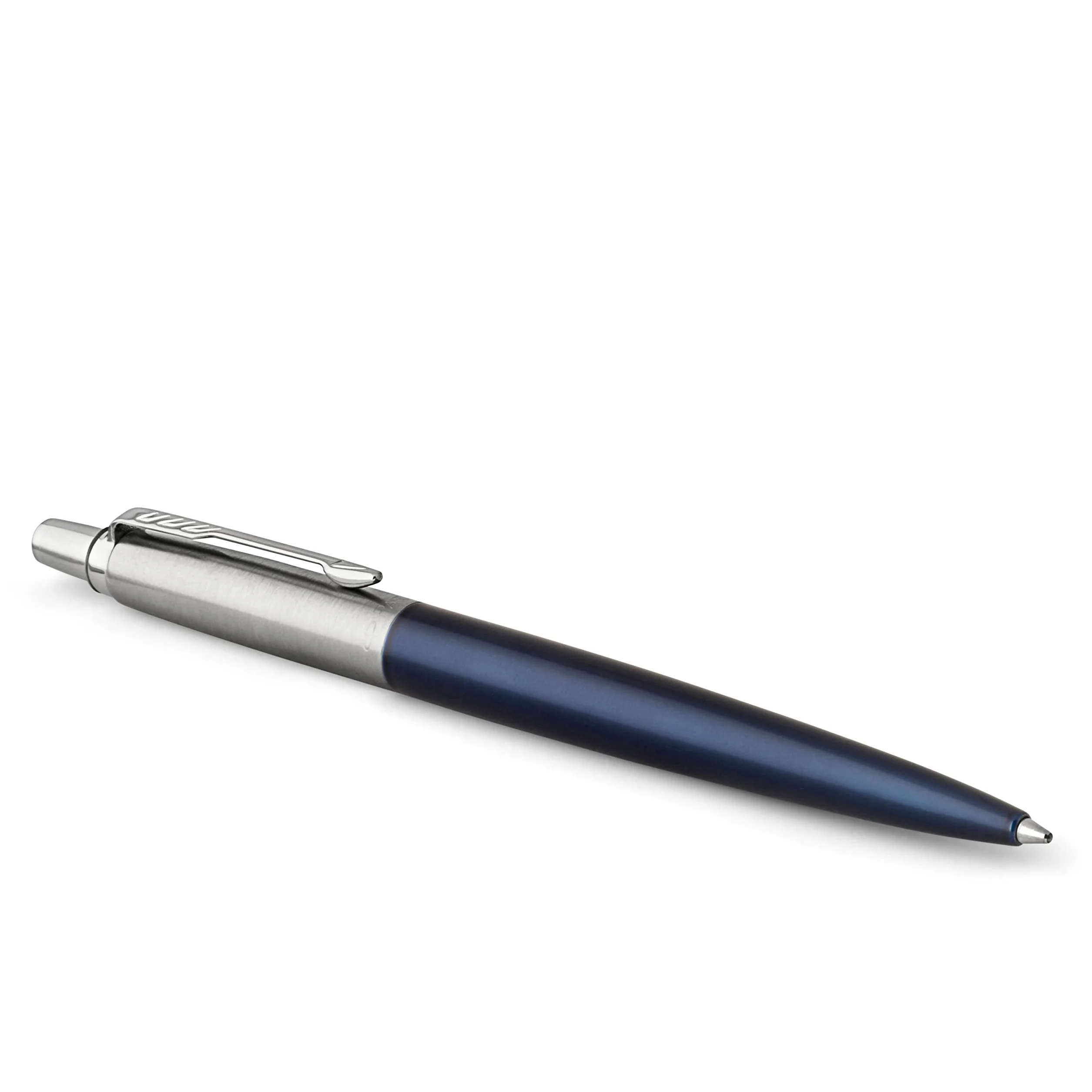 Parker Jotter Penna a Sfera Punta Media Nero 2 Pezzi Confezione Regalo Acciaio Inossidabile