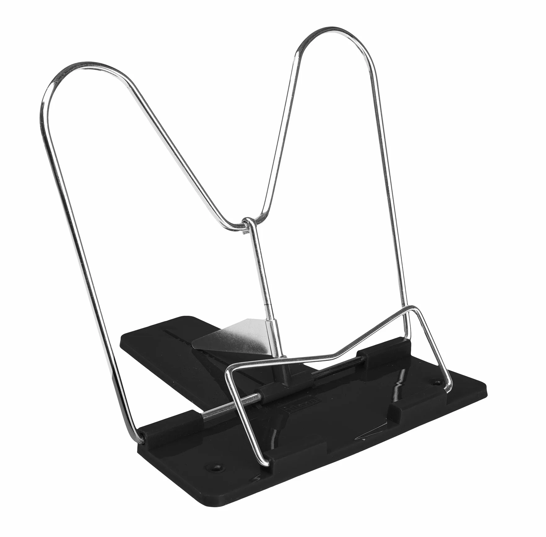 Idena 12085 Supporto di lettura con manico in metallo nero