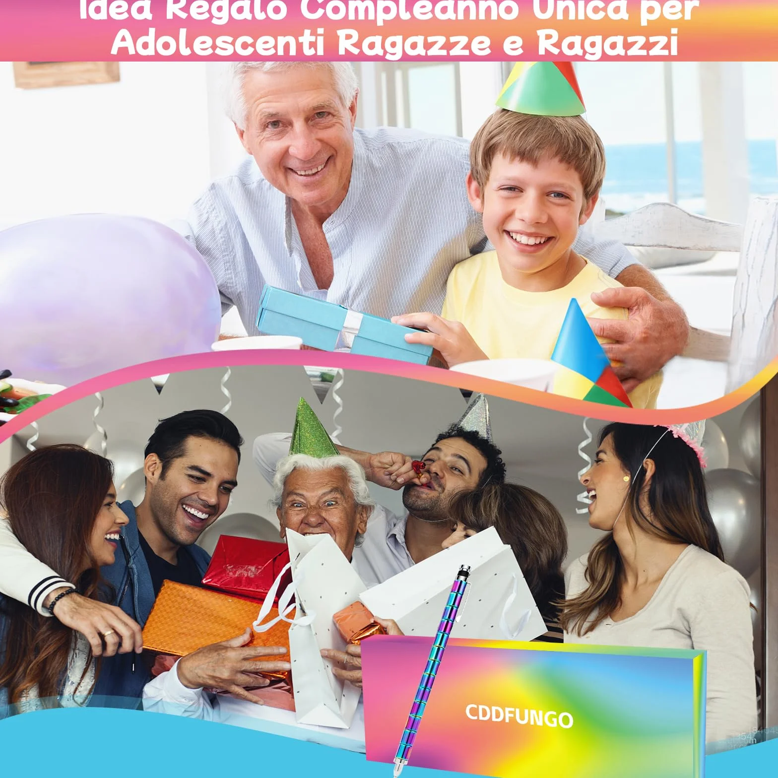 Penna Antistress Regali per Ragazza Adolescente Idee Regalo Creativo Compleanno San Valentino