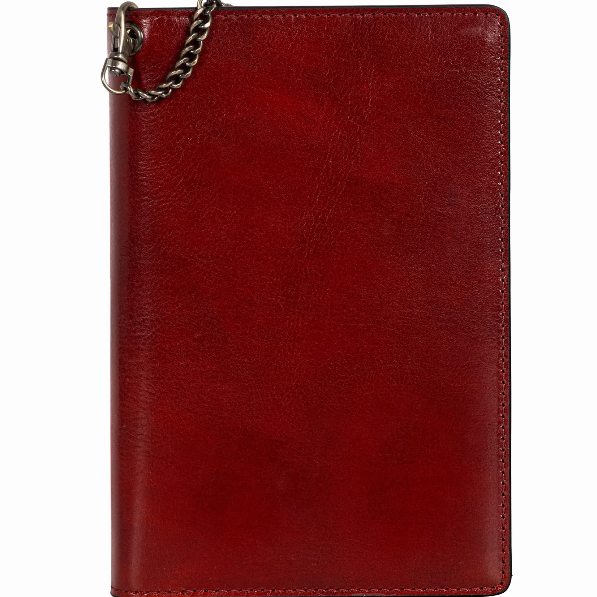 Time Resistance Porta Agenda in Pelle Formato A5 con Quaderno da 320 Fogli Bianchi – Diario in Pelle Vintage Realizzato a Mano – Taccuino con Portacellulare