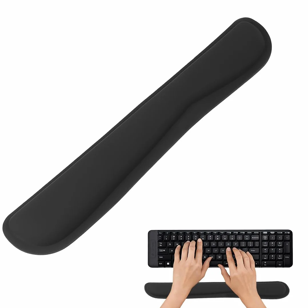 Ergonomic Wrist Rest with Anti-Slip for Keyboard and Numeric Keypad, Comfortable Typing Support