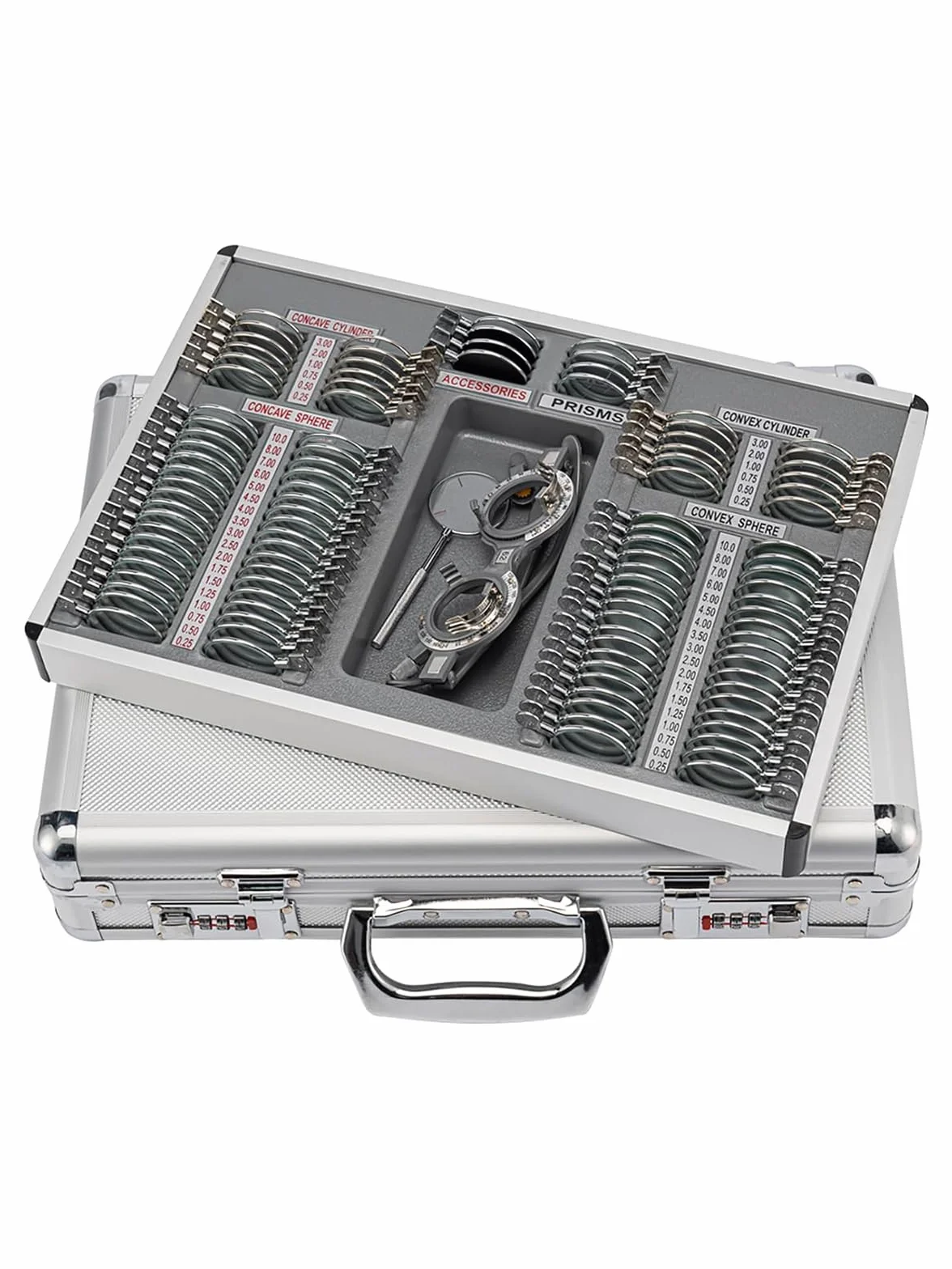 104 Trial Lens Set Optometria Attrezzatura Ottica Trial Lens Set Case Free Trial Frame JS-104