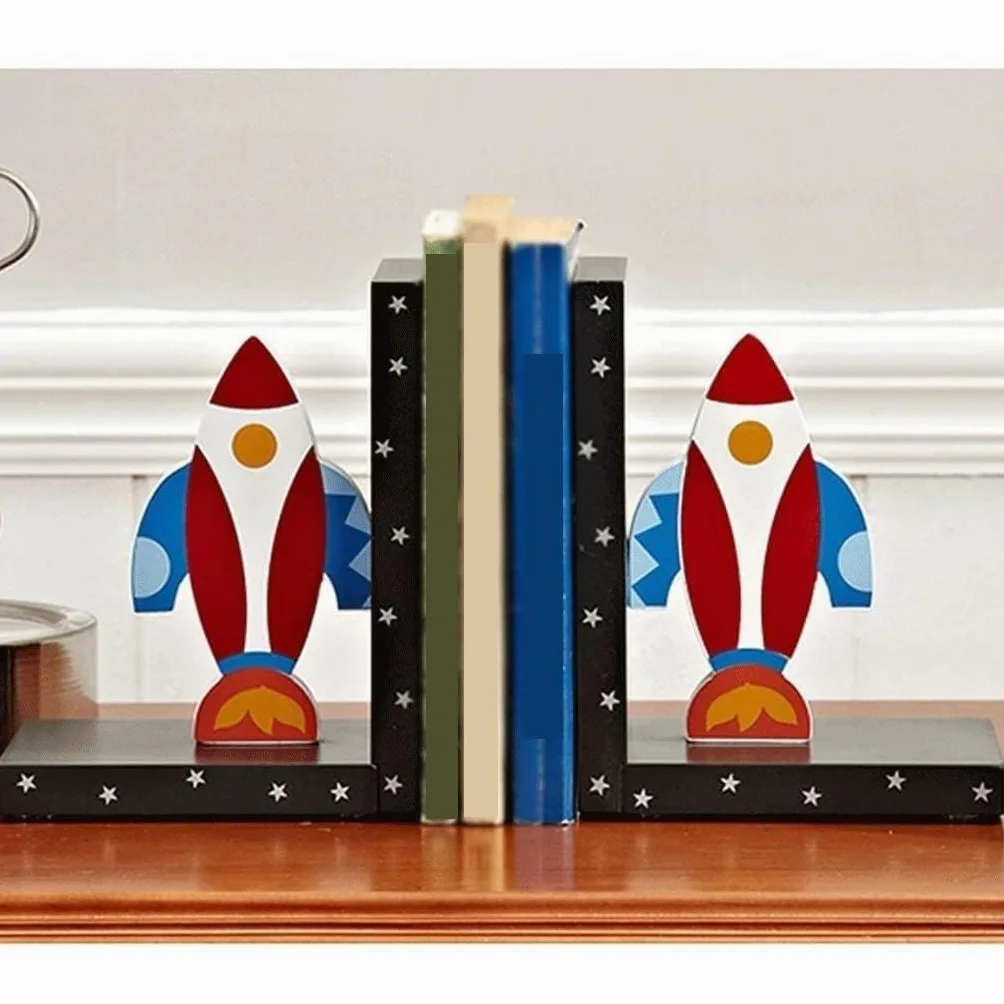 Reggi Libri, Fermalibri Fermalibri eleganti Forme a razzo Decor Stelle Presa di personalità Ufficio Casa Scrivania