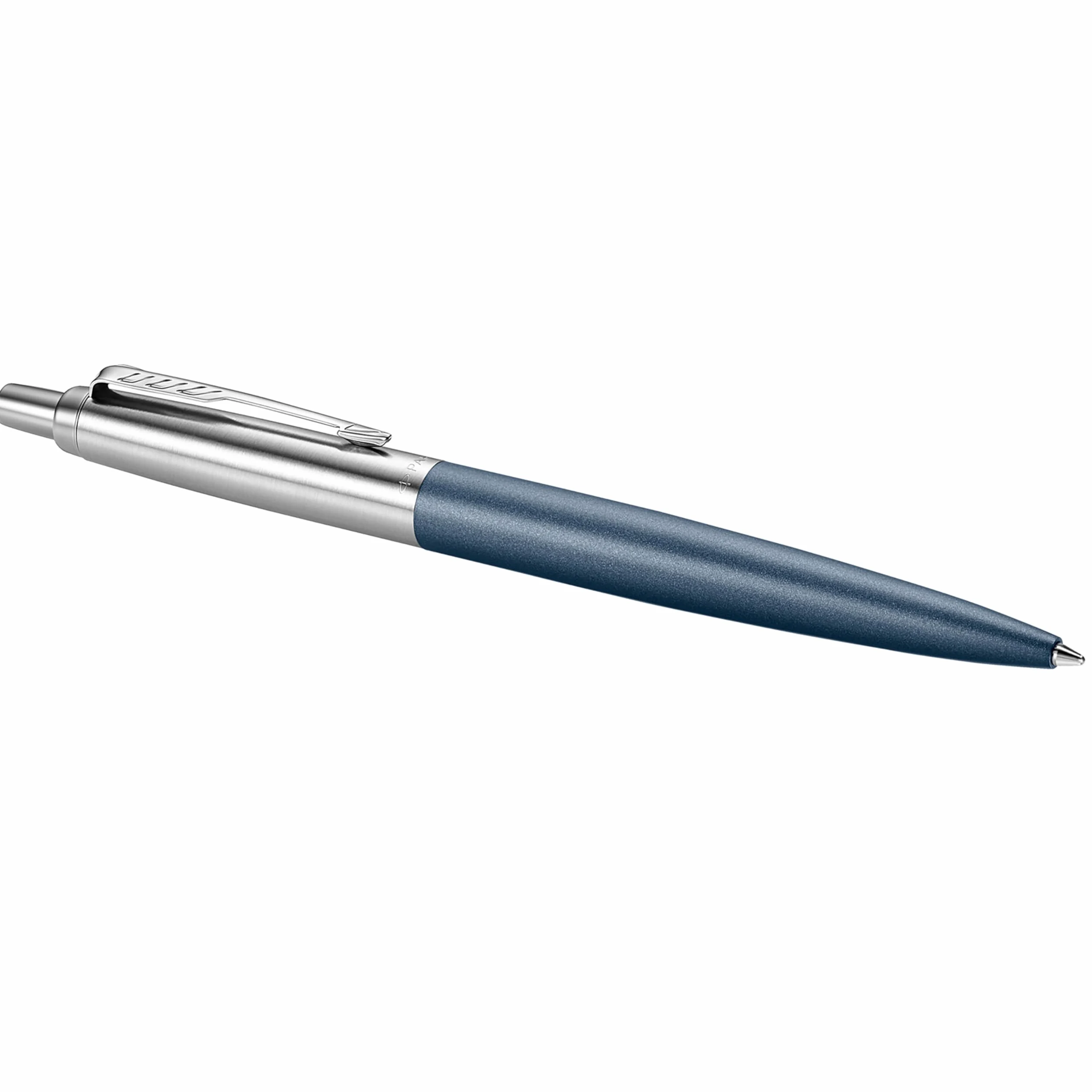 Parker Jotter penna a sfera XL Primrose Matte Blue finitura cromata punta media inchiostro blu confezione regalo