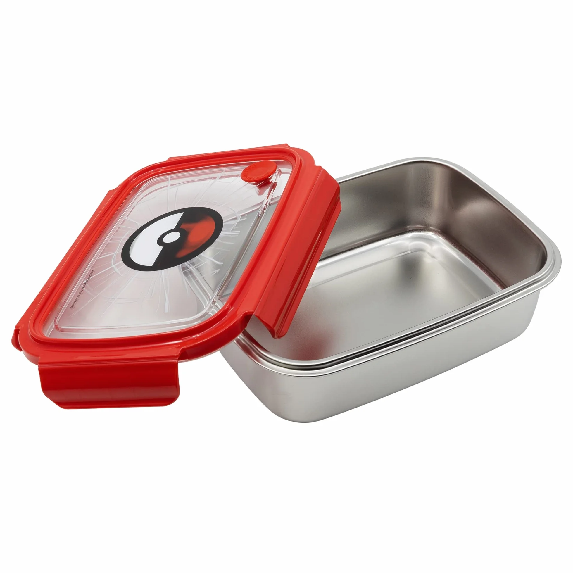 Stor Porta Pranzo Rettangolare in Acciaio Inox - 1020 ml Pokemon