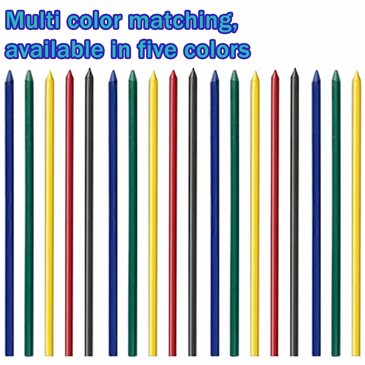 MROOFUL 36 ricariche per matite 2,8 mm mine da falegname con foro profondo solido per costruzione meccanica set rosso