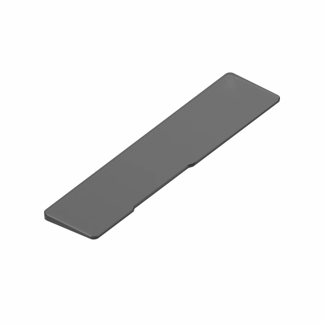 nuphy Mono Wrist Rest - Poggiapolsi per tastiera a basso profilo, Acrylic Noir 96%