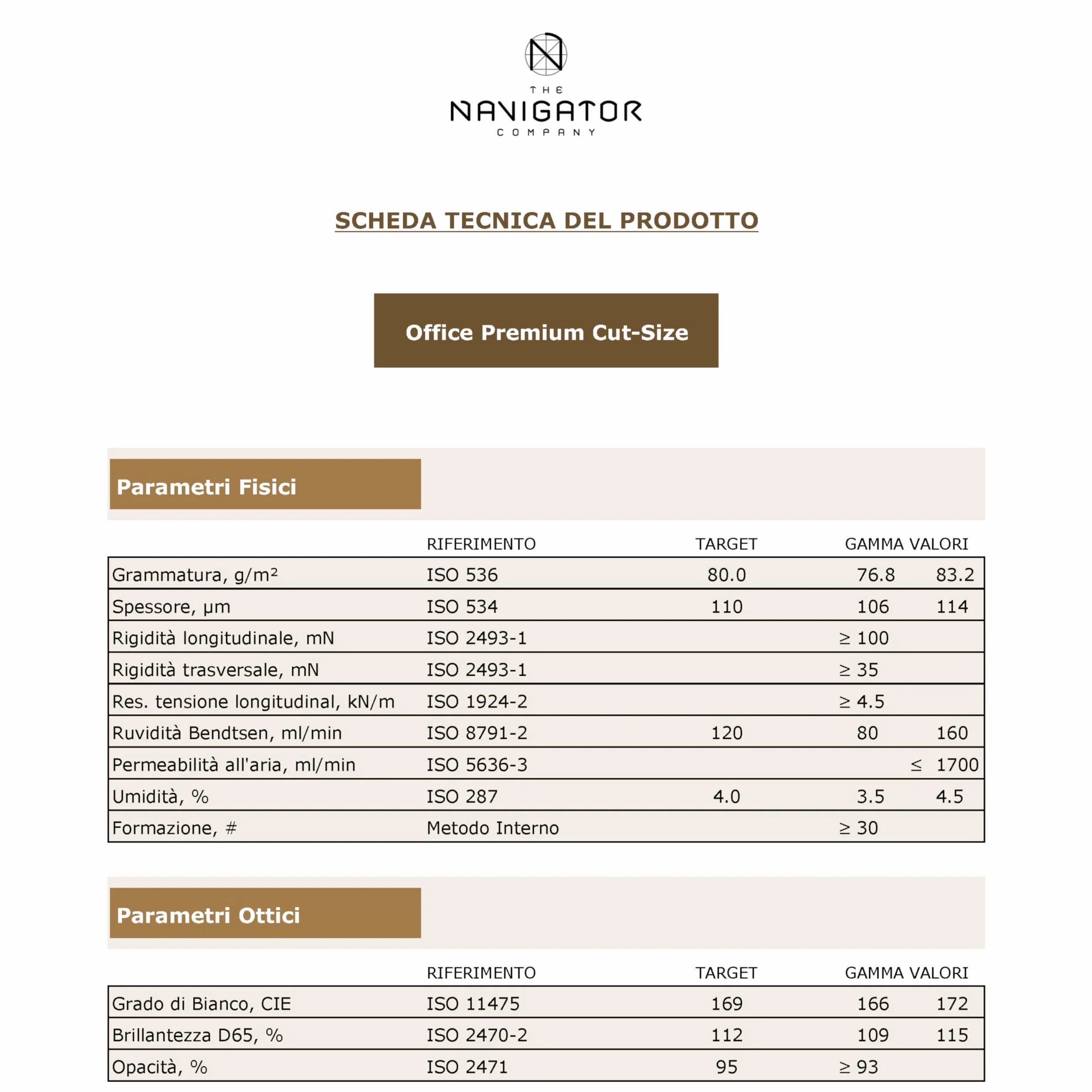 Navigator Universal Carta Premium A4 80gr 1000 Fogli