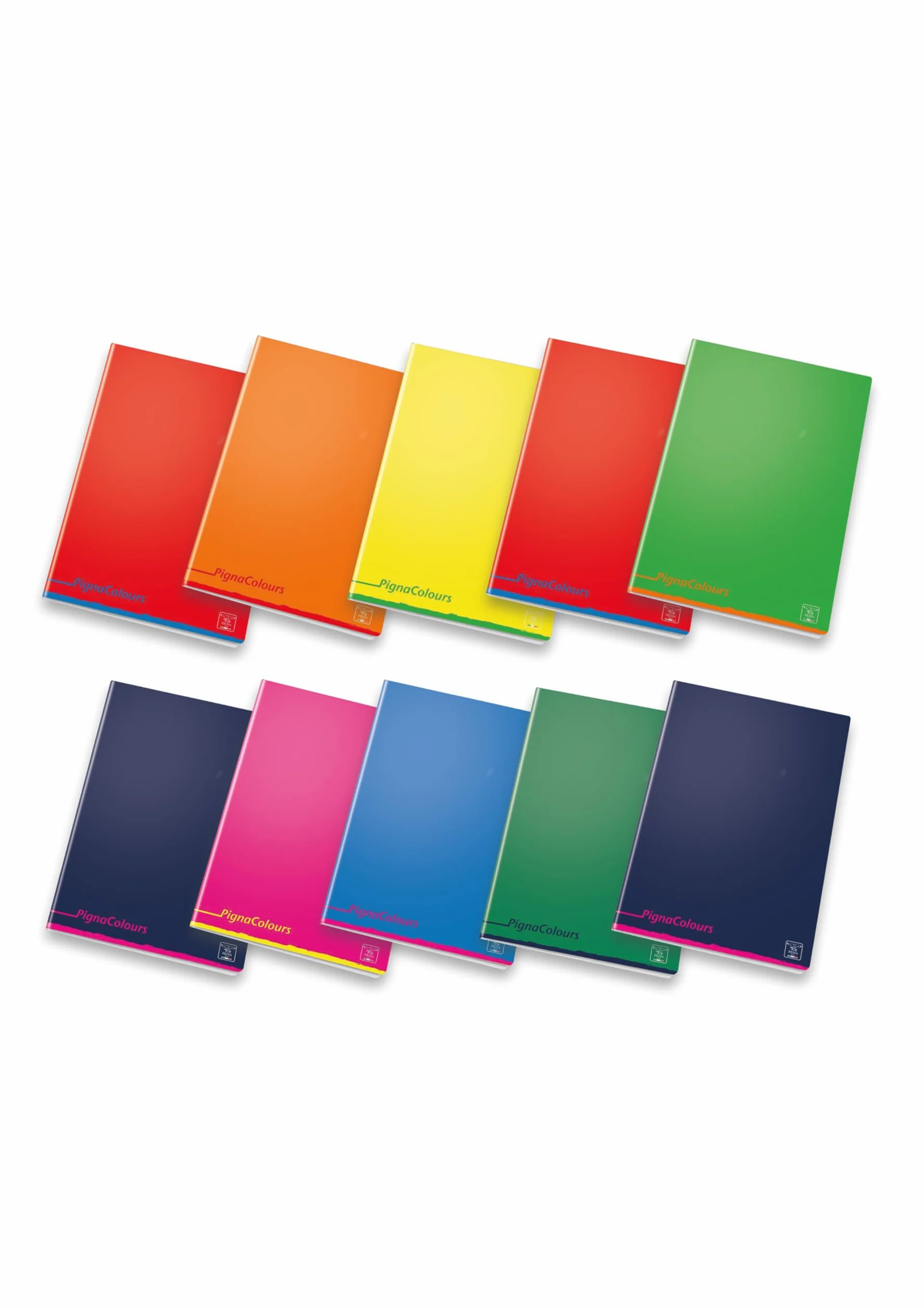 Quaderni A5 PignaColours, righe 1A e 2A Elementare, carta 80 g, 10 sztuk