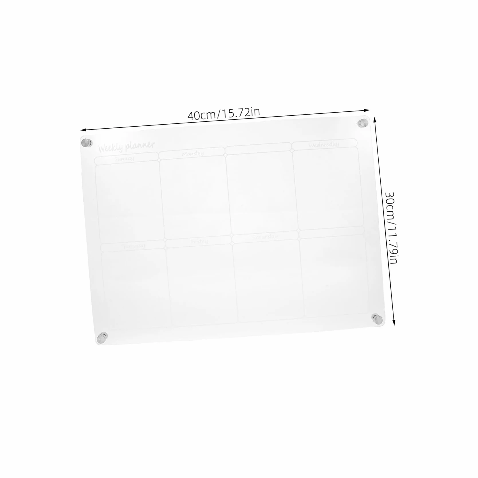 Calendario Magnetico Lavagna Settimanale e Mensile per Frigorifero Planner Pasti con Superficie Cancellabile Set Completo con Pennelli e Magneti Resistenti Organizer Cucina