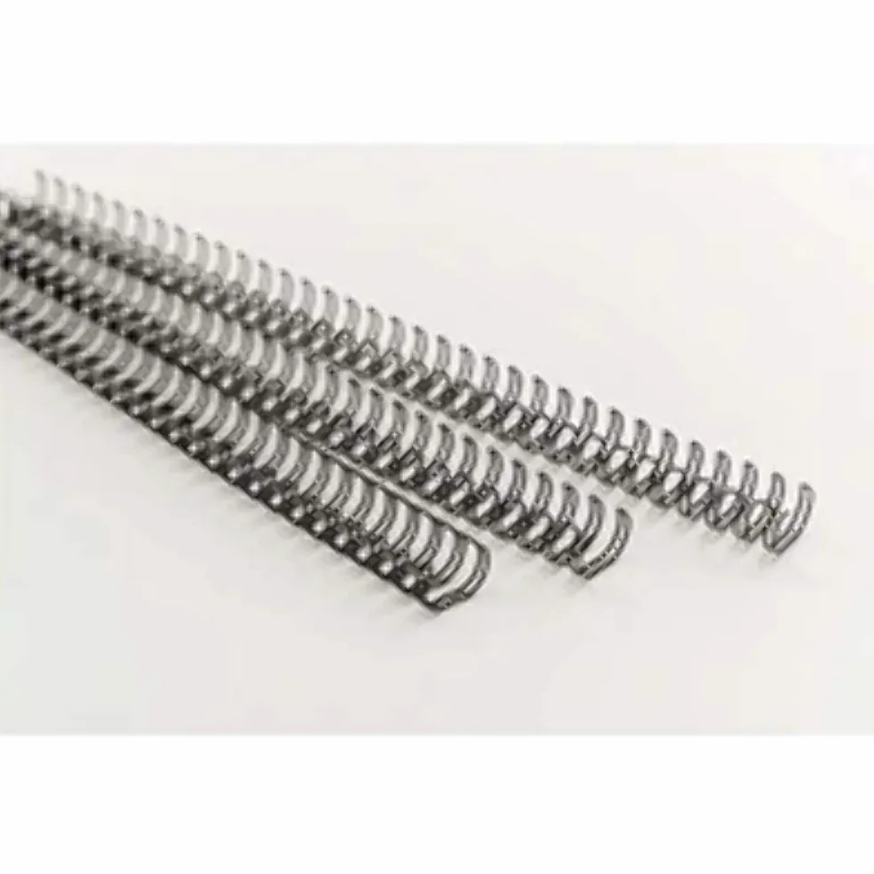 GBC Dorsi metallici 21anelli 8mm 100pz - Nero - IB165122