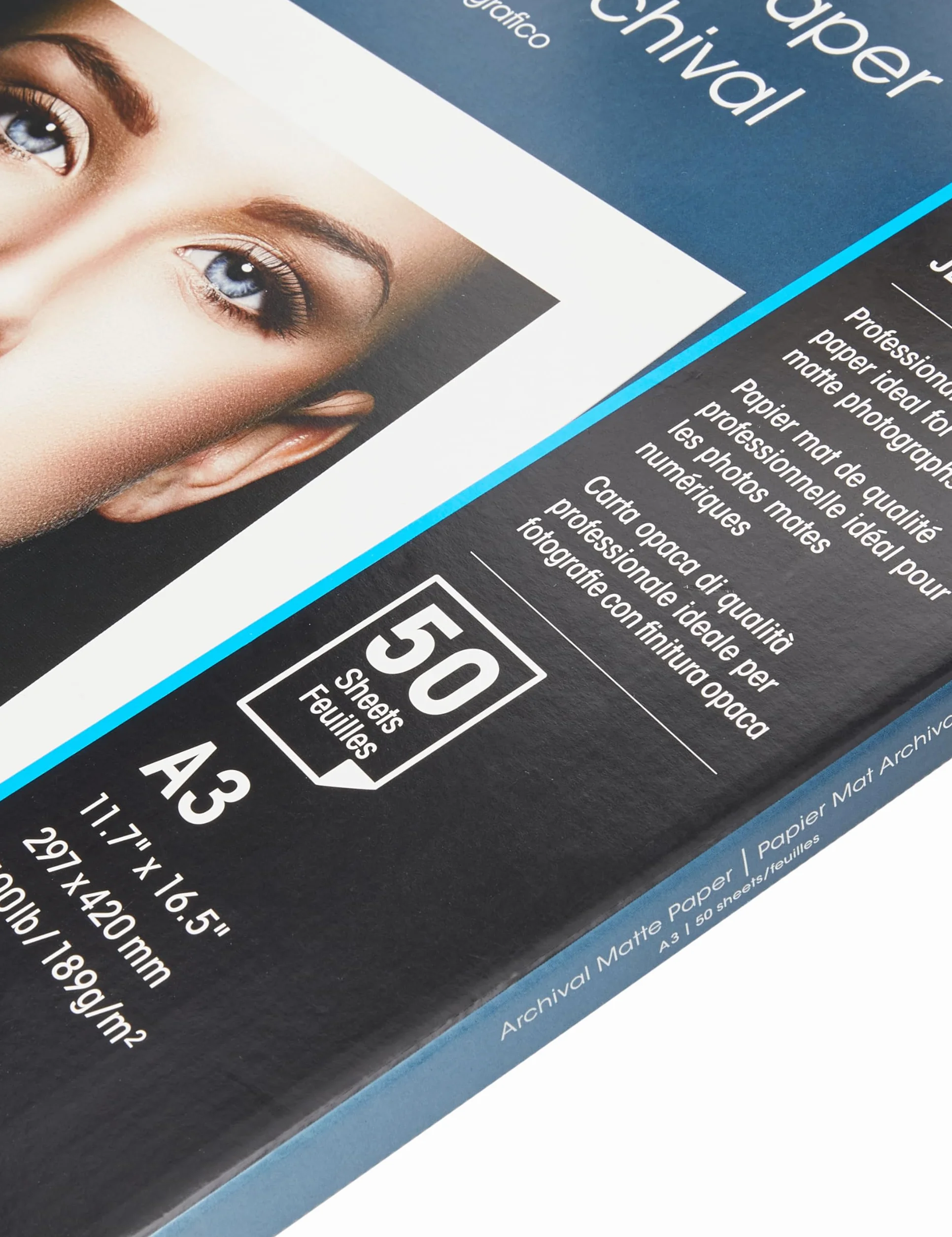 Epson C13S041344 Carta Matte da archivio fotografico A3 297 x 420 mm 189g/m2 50 pezzi
