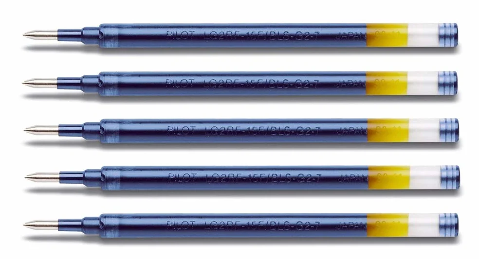 Pilot Penna Gel Mina G2 07 Set 5 Pezzi Blu