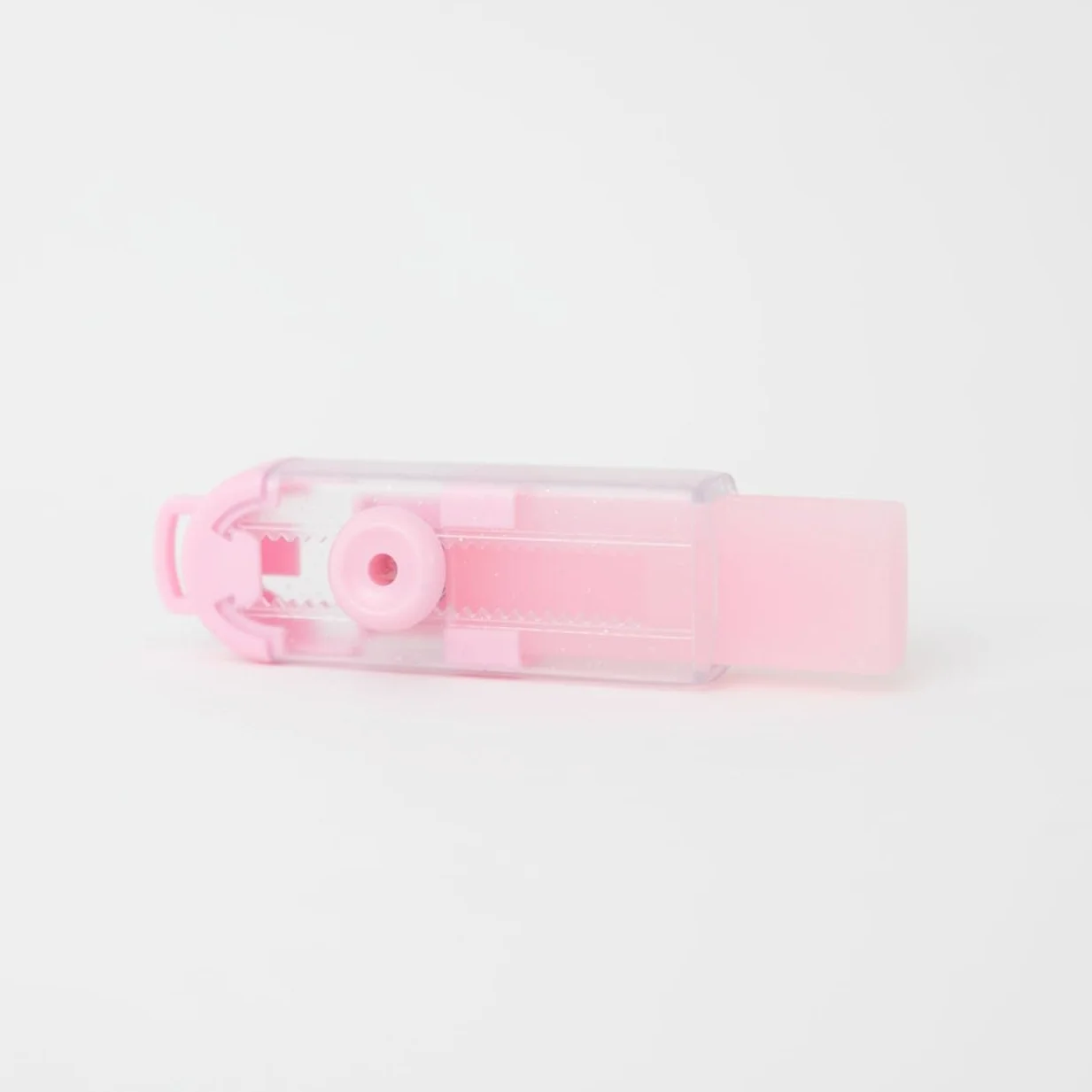Mr. Wonderful Gomma da cancellare con custodia dosatrice Glitter rosa