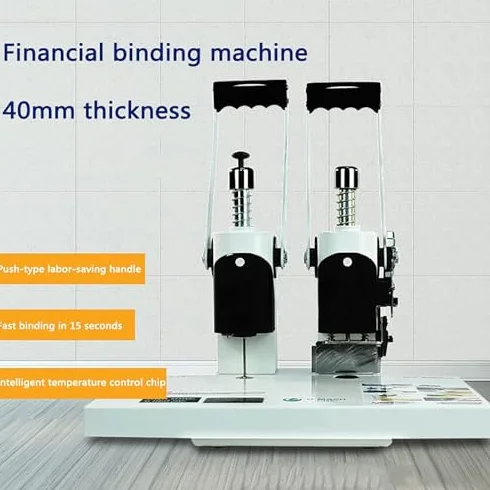 Macchina legante elettrica con tecnologia Hot-Melt per la contabilità manuale vincolante