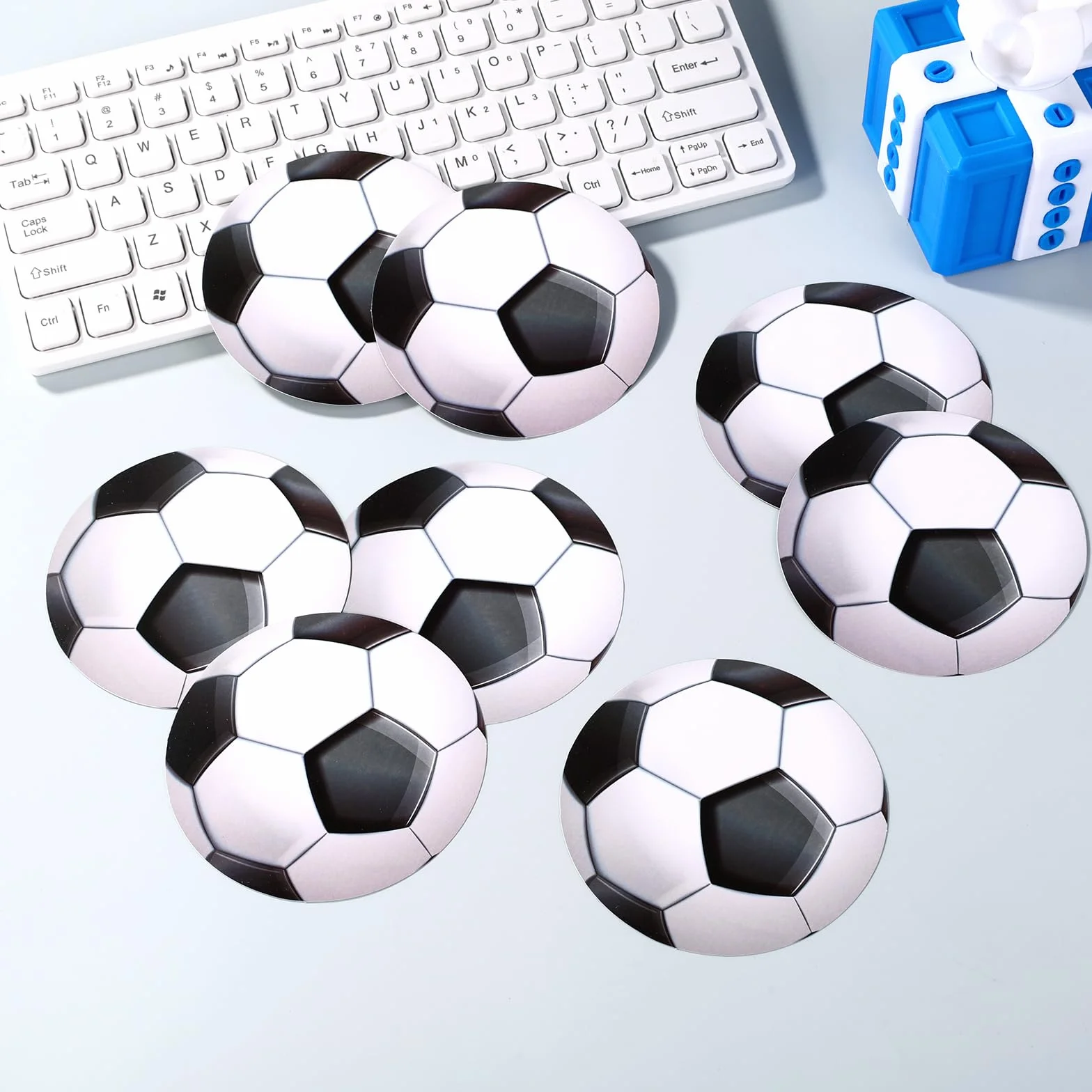 Sagome di Palloni Sportivi 200pz, Decorazioni per Bacheche Tema Sportivo Calcio