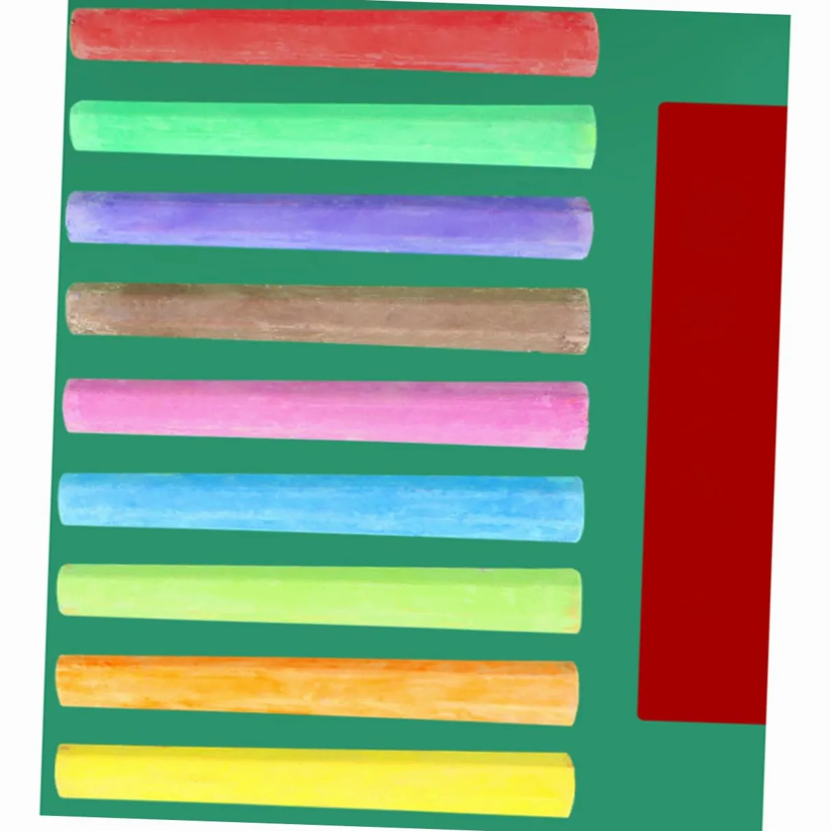 NUOBESTY Gessetti per Lavagna senza Polvere Colorati per Scuola e Casa 3 Confezioni