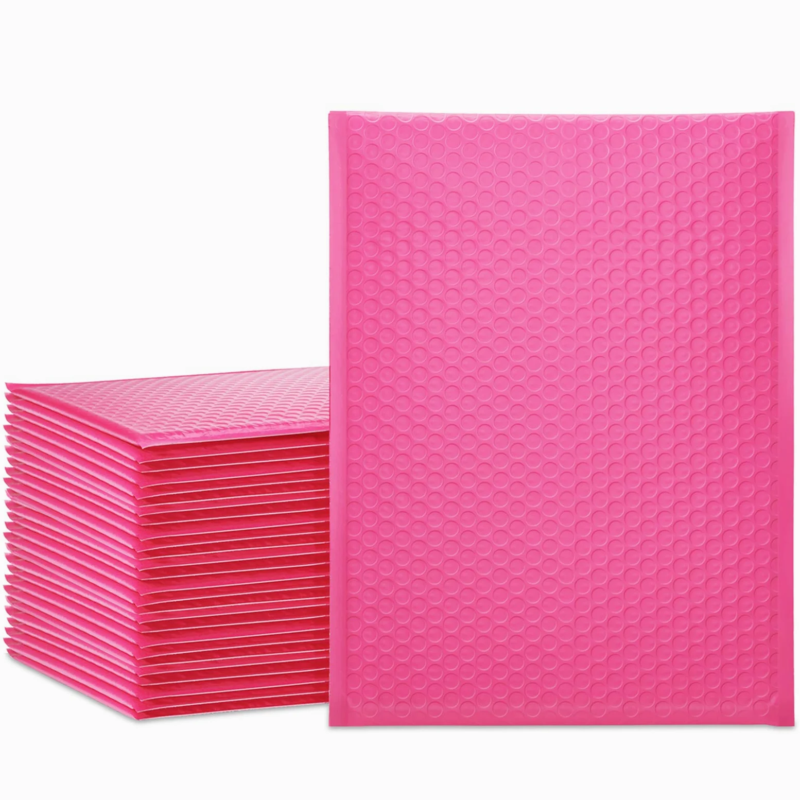 Ucgou # 5 10.5 x 40,6 cm Poly Bubble Mailer Padded rosa con chiusura autoadesiva, confezione da 25