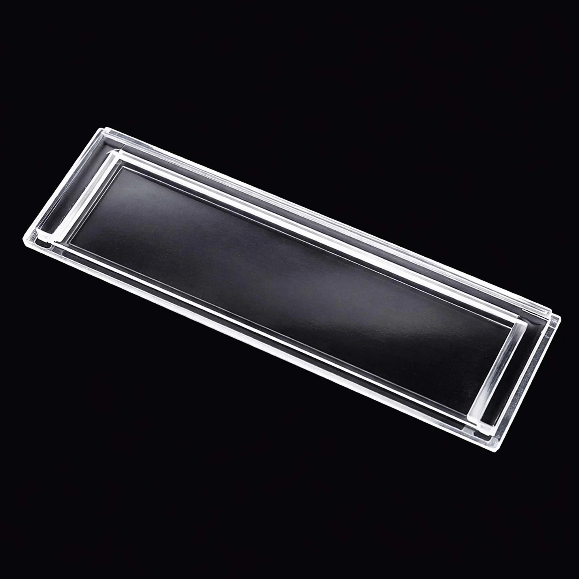 Wiltec Vetrino portanome 89,4 x 24,5 mm per cassetta postale 92,3 x 28,4 mm