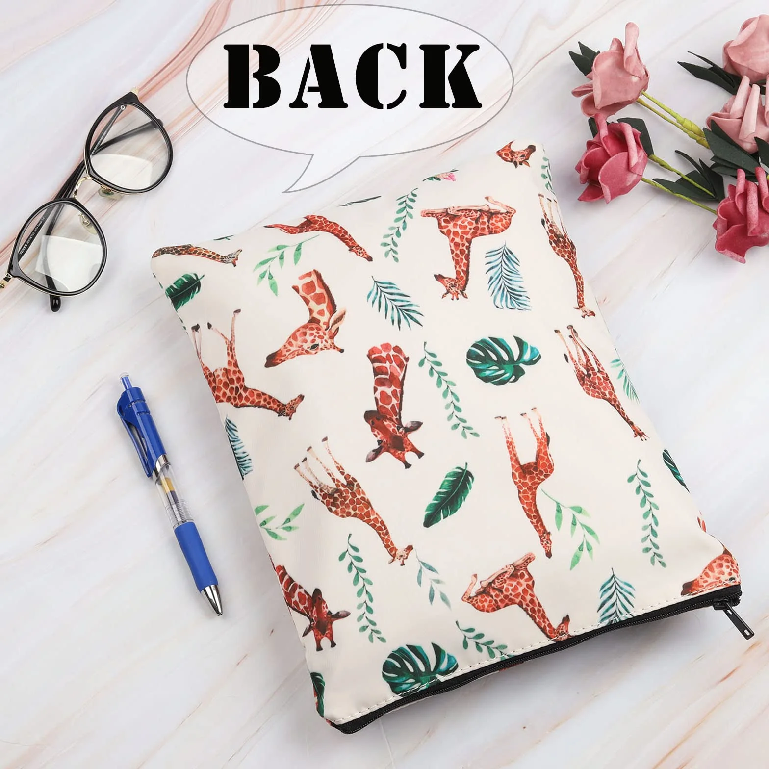 Regalo giraffa amante animali, PLITI I Really Do Need All These Giraffes Book Sleeve per donne