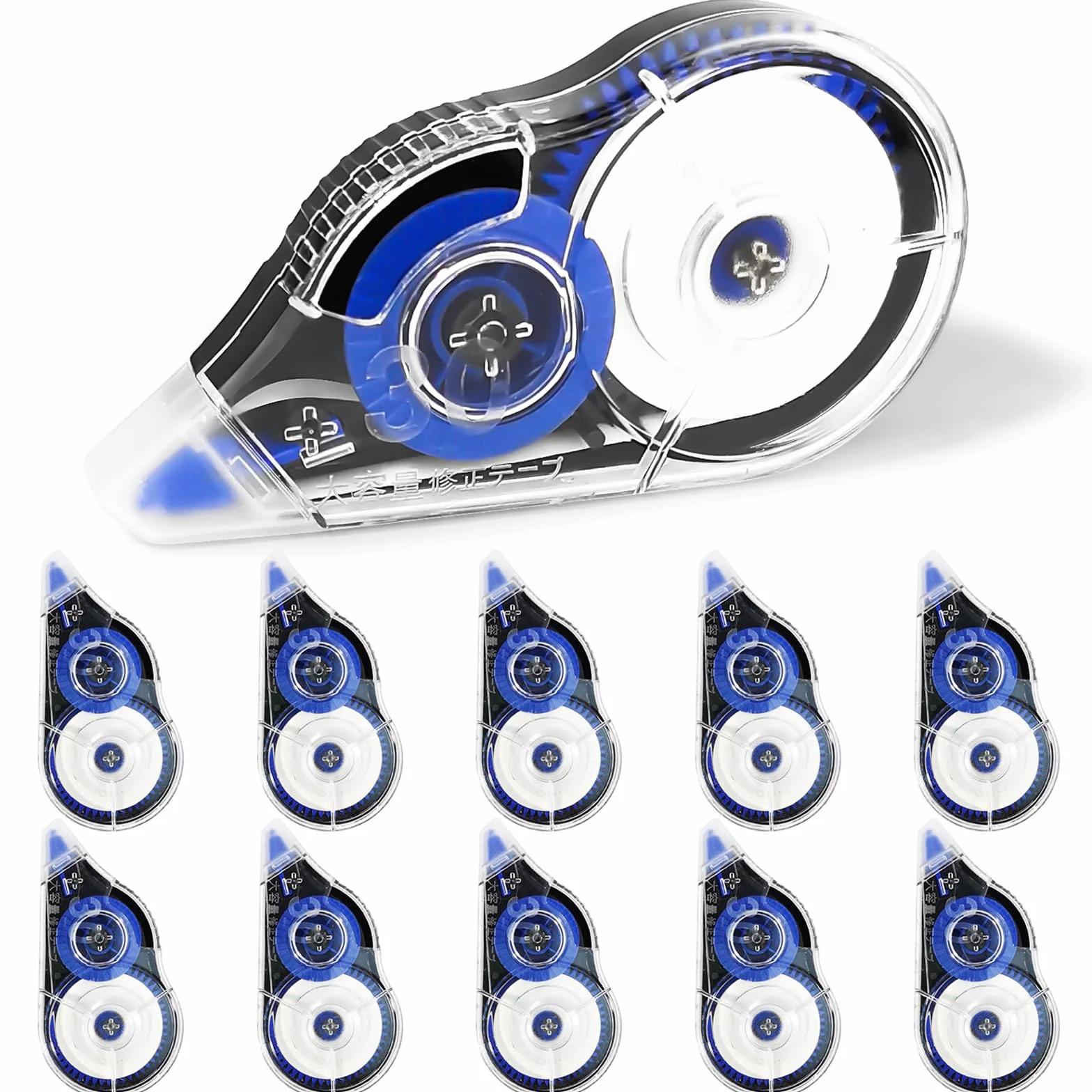 Bianchetto a Nastro 30 mx5 mm Correttore a Nastro Correction Tape con Cappuccio Protettivo per Scuola e Ufficio (Bianco)
