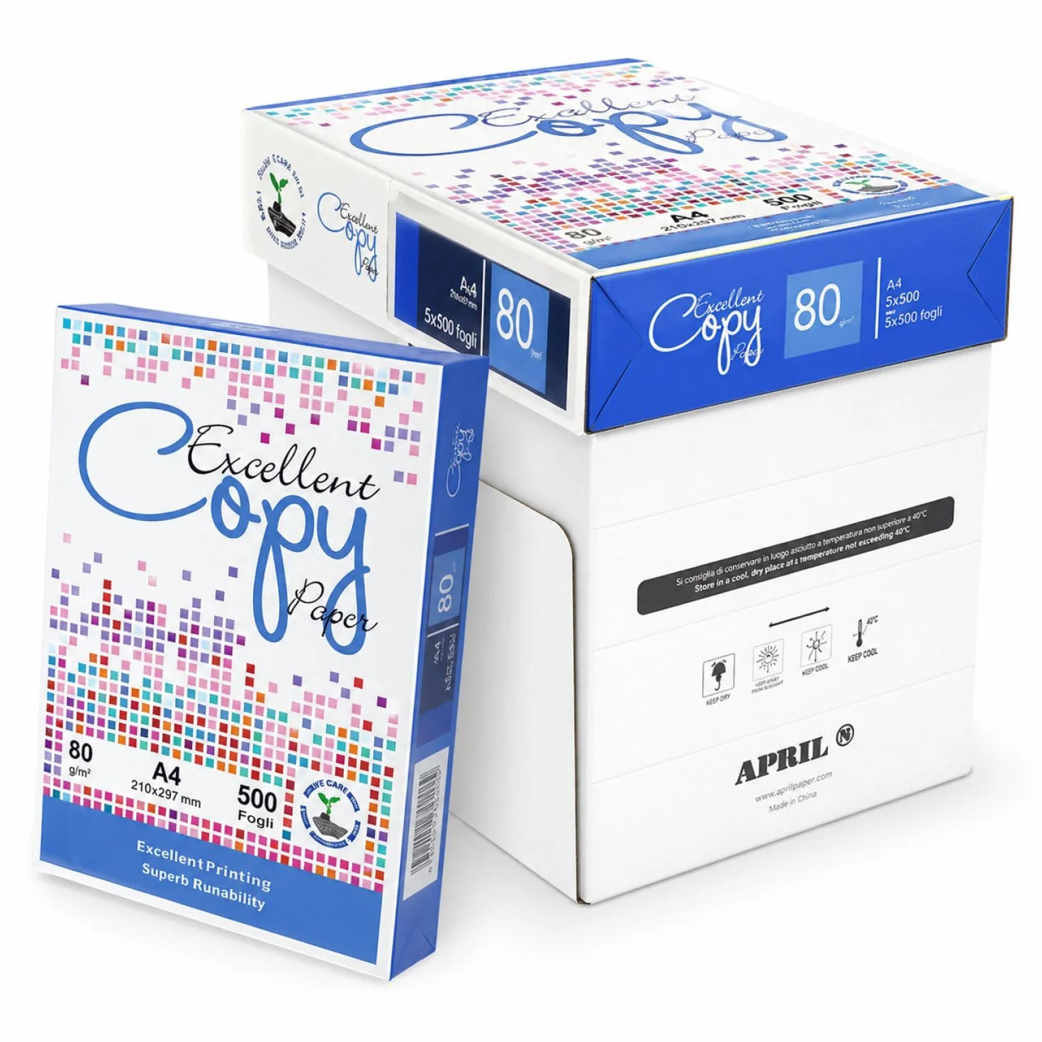 Risma Carta A4 2500 fogli 5 pacchi da 500 fogli