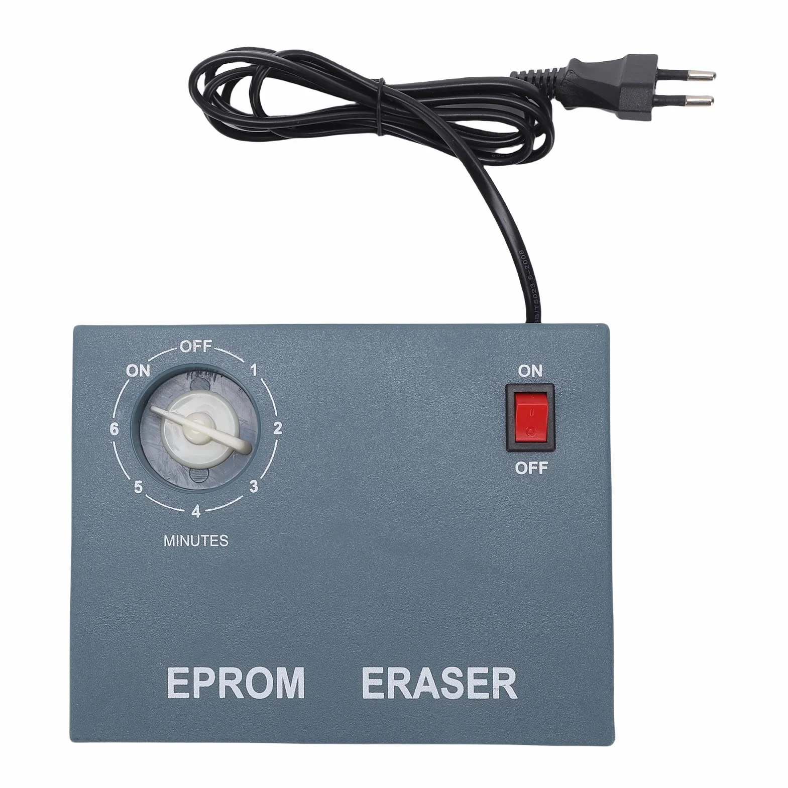 Gomma EPROM Macchina per Cancellare Chip a Semiconduttore con Timer Meccanico da 60 Minuti Spina Europea per la Conservazione e il Recupero dei Dati (Spina europea)