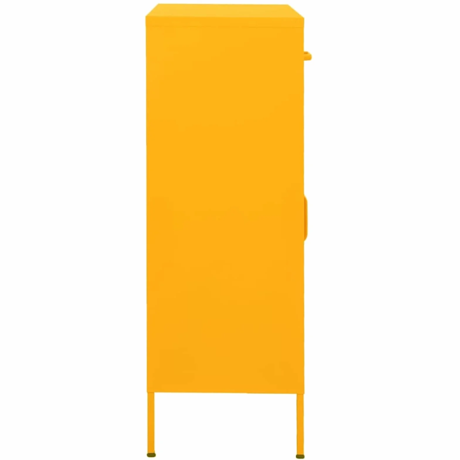Festnight Armadietto Giallo Senape 80x35x1015 cm in Acciaio Mobile Metallo Armadio in Metallo Armadio Metallo Armadietto Metallo Armadio Ufficio Armadio Ripostiglio