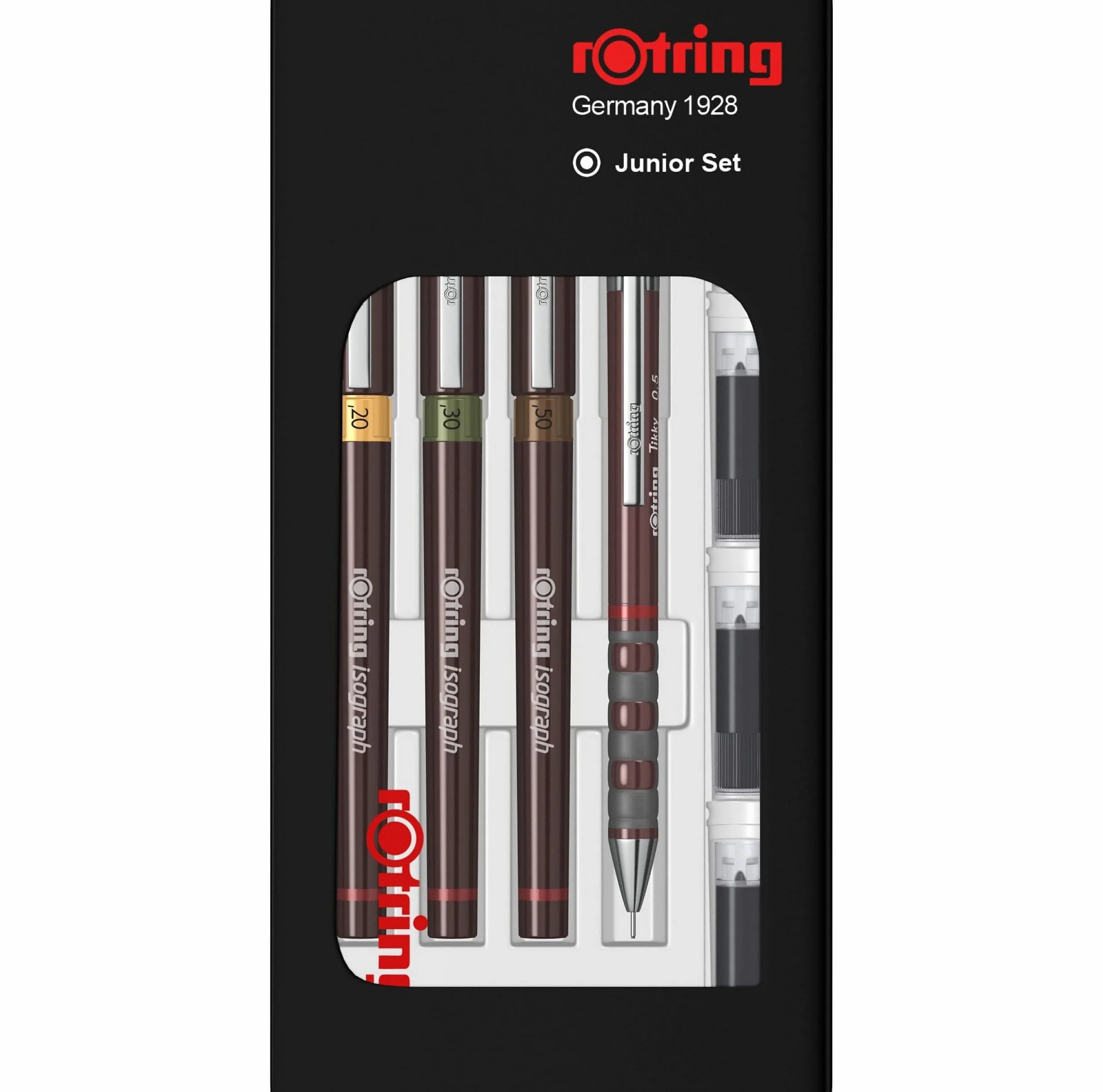 rOtring Isografo Set 0,2 mm 0,3 mm 0,5 mm
