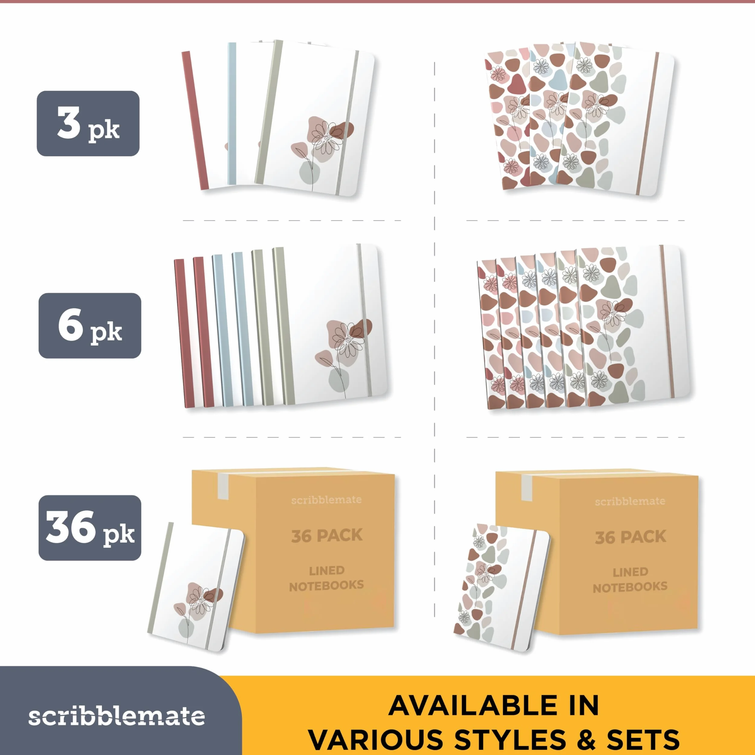 Taccuino a righe, formato A5, a righe, per donne e uomini, 160 pagine, medio 14,6 x 20,25 cm, carta di alta qualità da 100 g/m², diari con copertina rigida per scrivere e prendere appunti (1