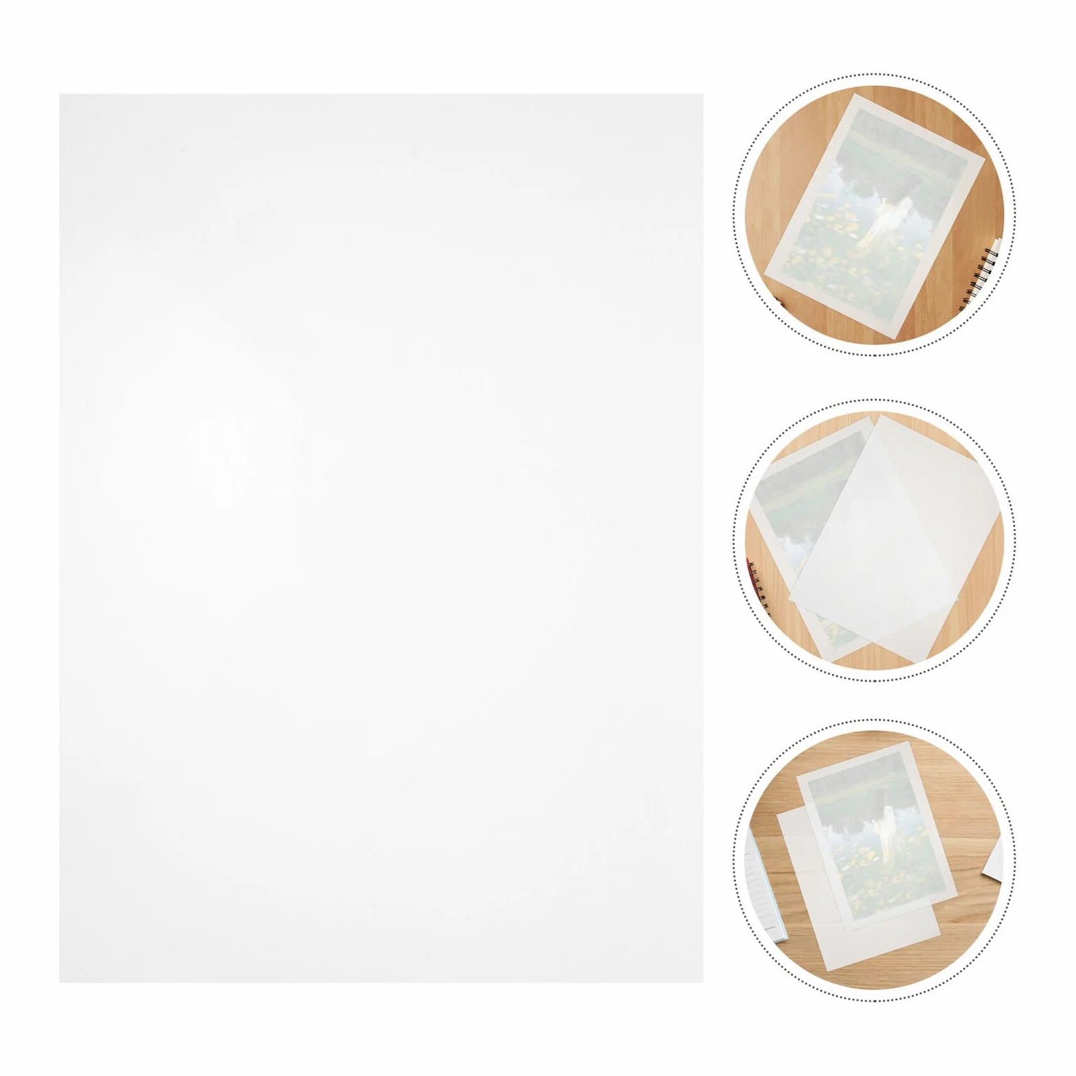 100 Fogli Pellicola per Laminazione Termica A4 5 Mil Buste per Plastificazione Documenti e Foto Protezione Trasparente per Badge Certificati e Carte Ufficio Scuola