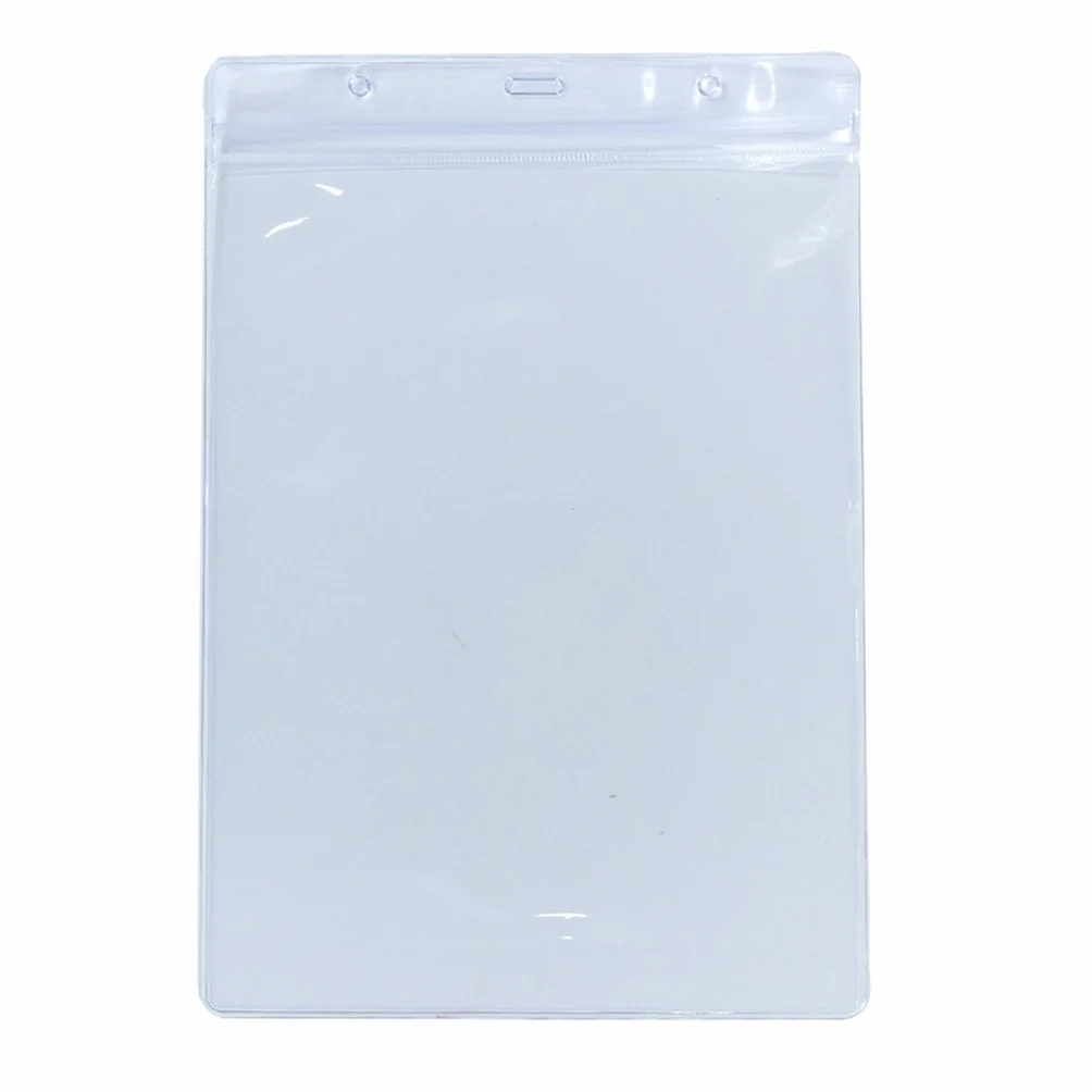 Ckb Ltd 10 bustine verticali per badge in plastica formato A5 25 cm x 17 cm