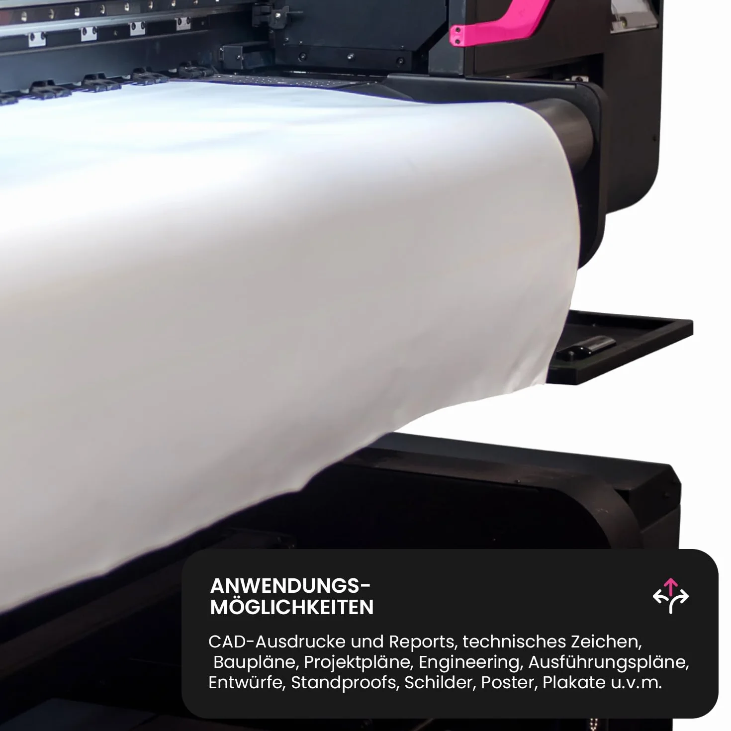 Carta plotter bianca Netuno 610 mm x 50 m 90 g/m² anima 50 mm per stampa CAD inkjet