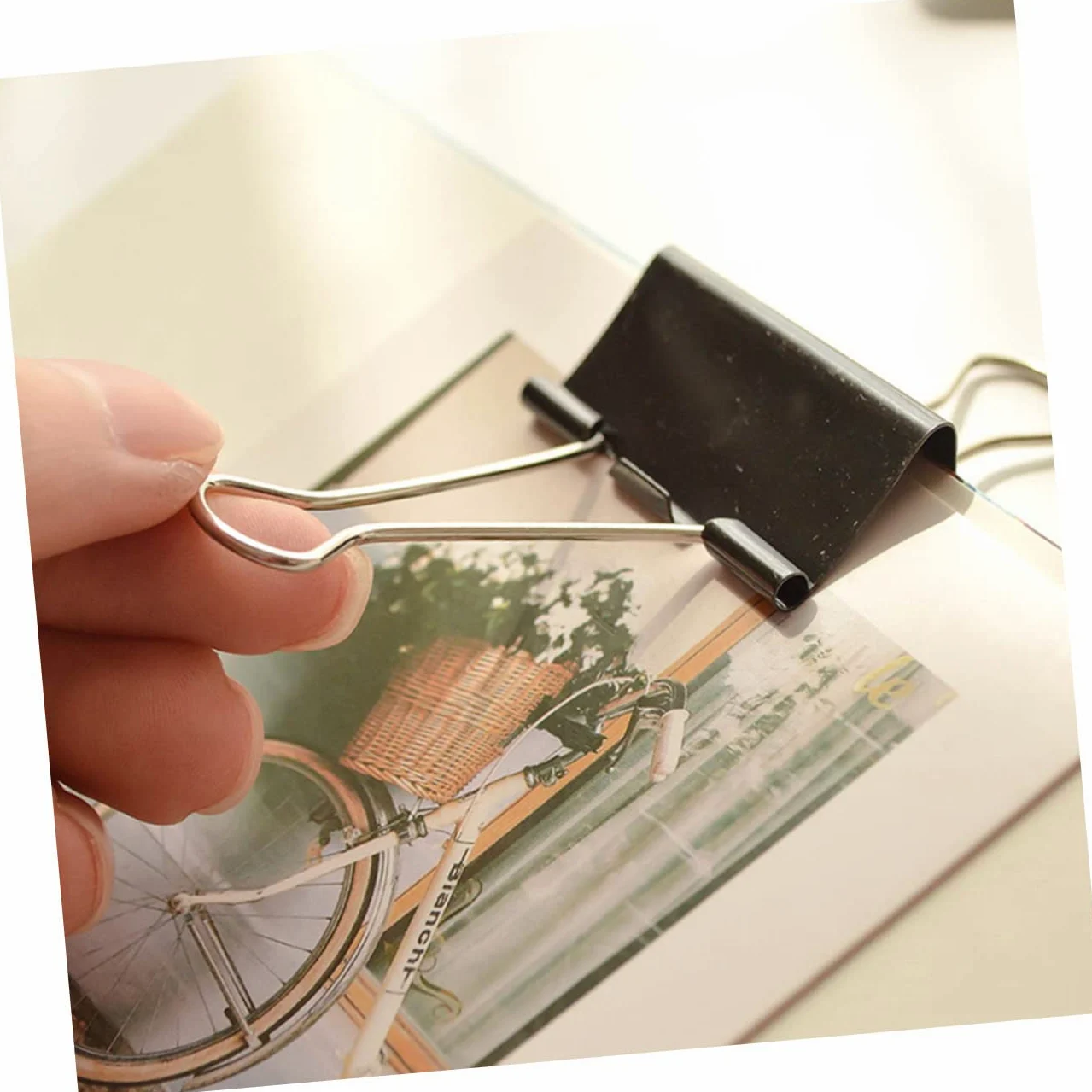 Clip Fermagli per Raccoglitori Aziendali Neri 36 Pezzi in Ferro | Cancelleria Scolastica, Back To School Party, Graffette per Documenti, Office Binder Clips
