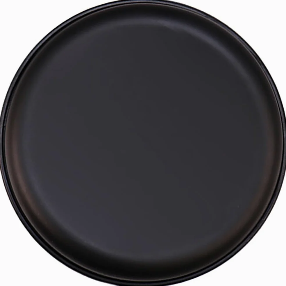 Zerodeko Poggiapolsi per Tastiera in Pu Nero, Cuscino Poggiapolsi Rotondo Confortevole e Facile da Trasportare per Ufficio e Gaming
