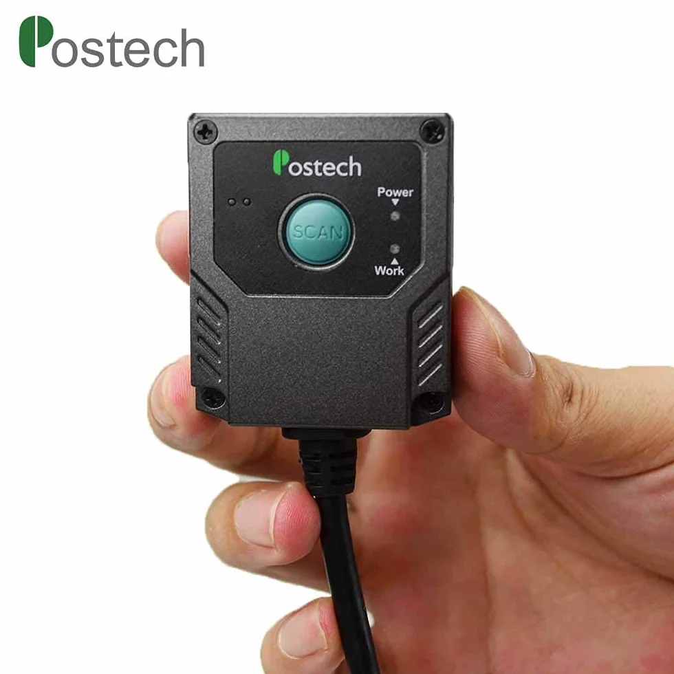 Lettore di codici Posunitech Ms430 Mrz Mini lettore di codici a barre USB palmare 2D Qr Scanner di codici a barre USB per Store, Pos, Ticket, Retail