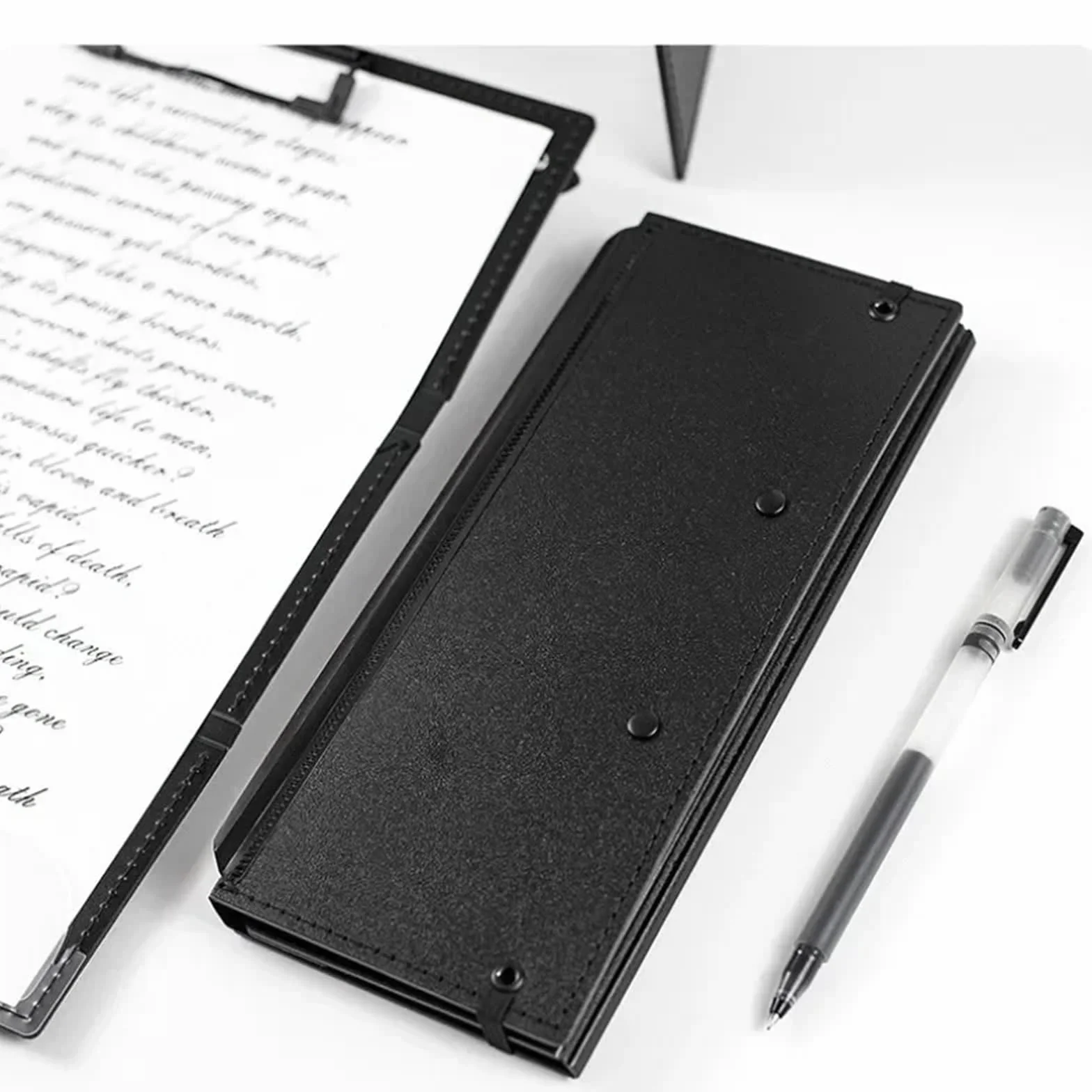 3 pezzi Portablocco for infermiera pieghevole portatile Cartella for appunti Forniture for ufficio for studenti Per L'ufficio