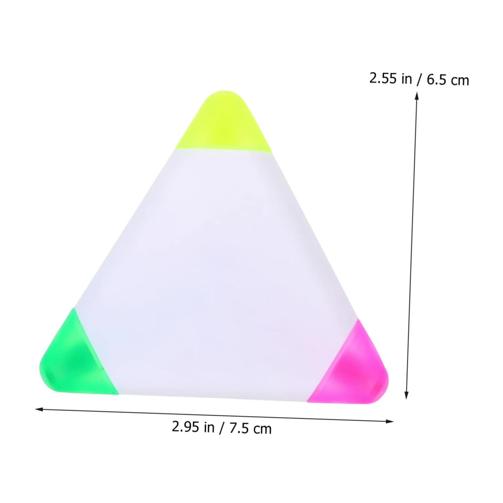 Gadpiparty 5 Set Evidenziatore Penna Fluorescente Pennarelli Fluorescenti Pennarelli i Per Scrittura Evidenziatori Triangolari Triangolari 5 pezzi*5
