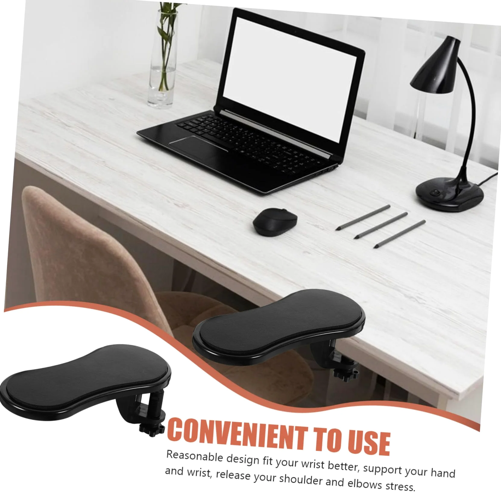 Operitacx 5pezzi Supporto Ergonomico Per Polso e Braccio Poggiapolsi Per Ufficio e Casa Estensore Per Scrivania e Spugna Comfort Per Lavoro e Viaggi
