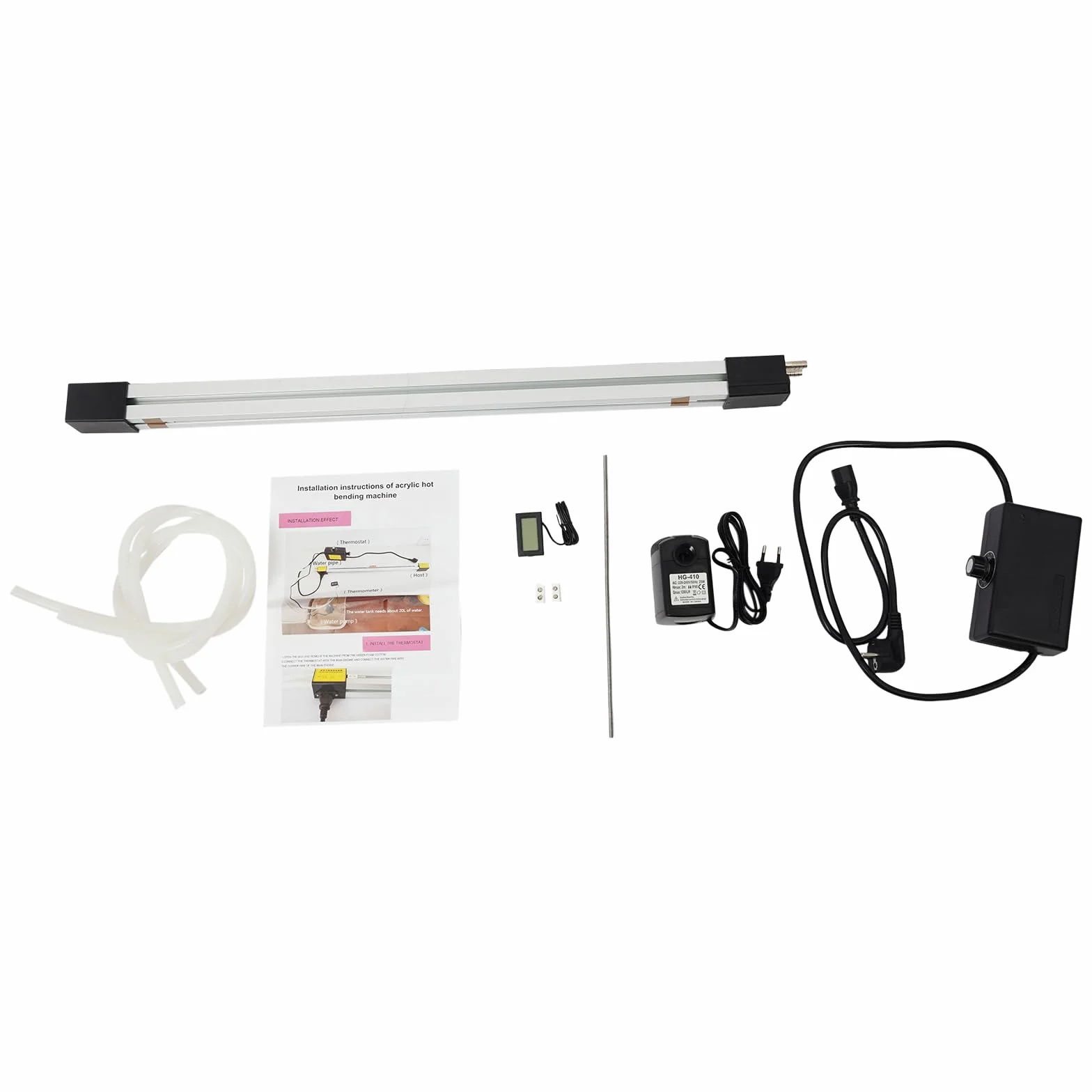 Piegatrice acrilico 600 mm riscaldatore portatile PVC 24 pollici