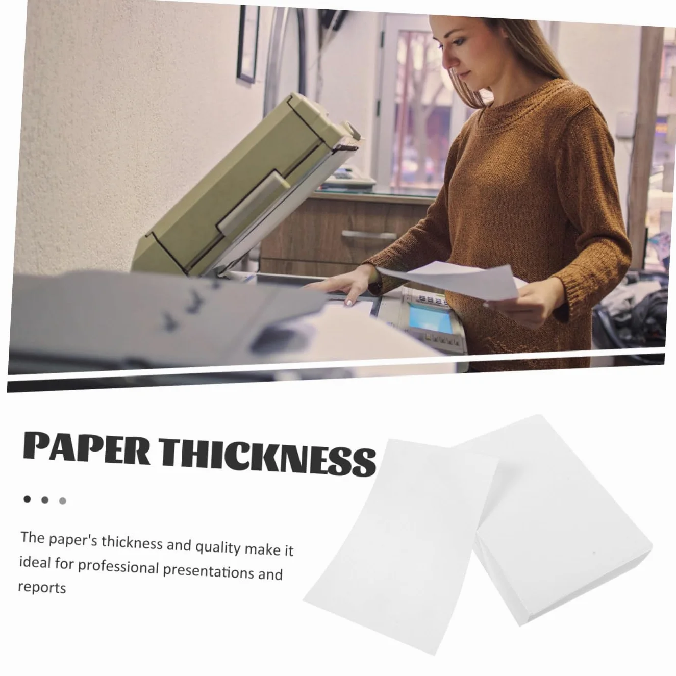 500fogli Carta Per Stampante Spessi Carta Da Stampa Multiuso Per Bricolage e Scrapbooking