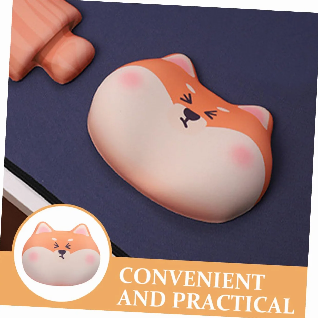 DOITOOL 5pezzi Cuscino Per Memory Foam Per Mouse Base Antiscivolo Per Comfort Ottimale Per Prolungato