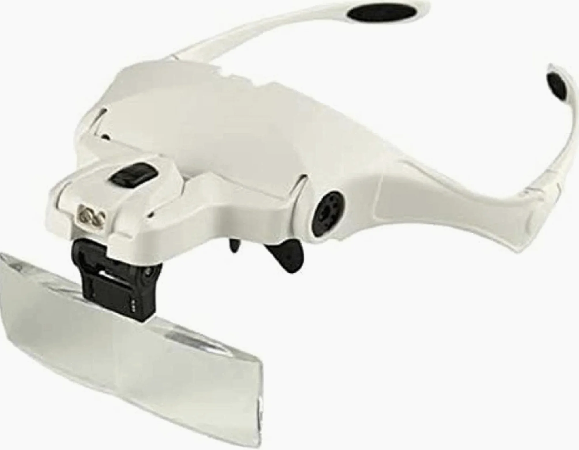 Lenti d'Ingrandimento Regolabili a 5 Lenti con Archetto e LED, 1.0X 1.5X 2.0X 2.5X 3.5X.,