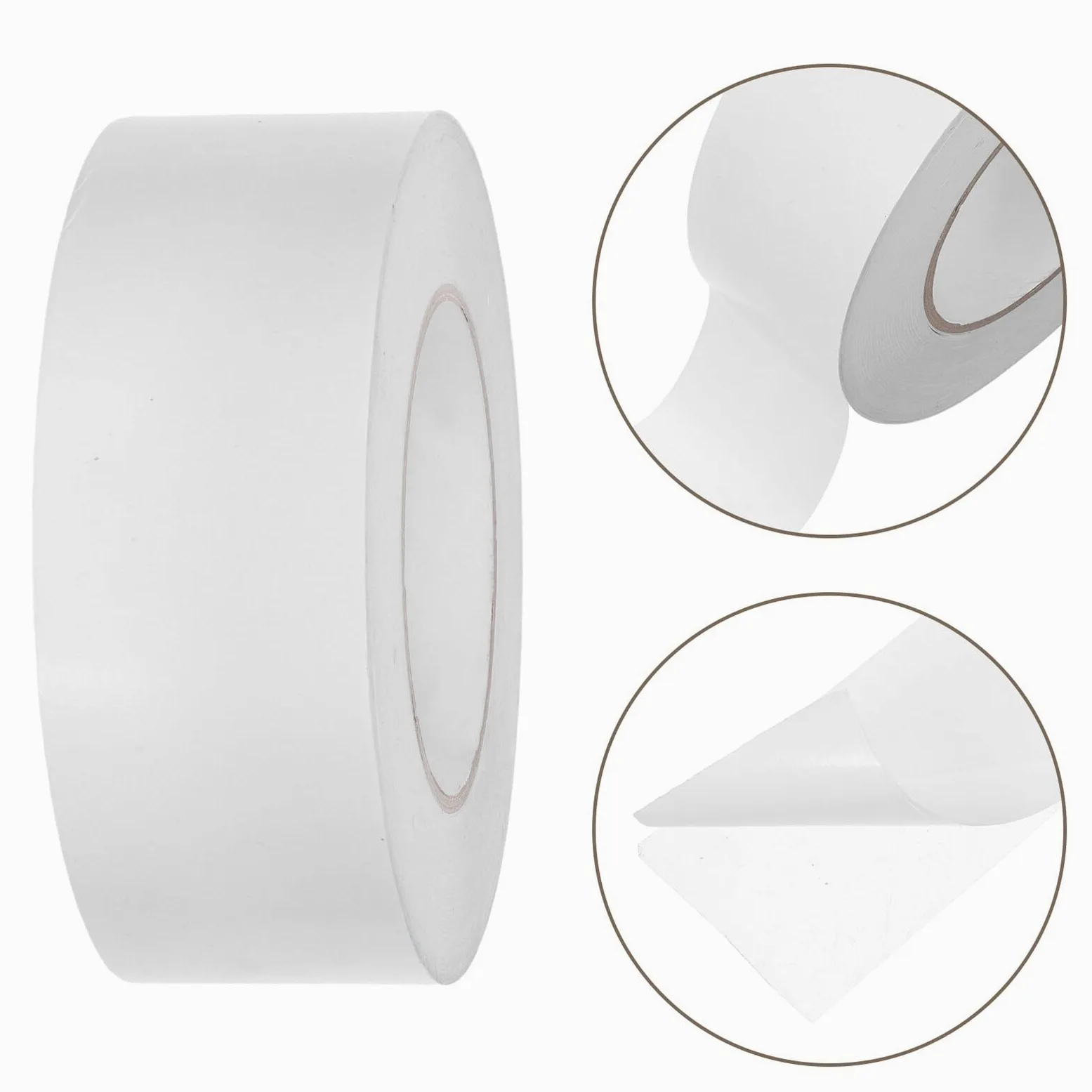 Gatuida Nastro Biadesivo Trasparente 50 MM X 50 M, Adesivo Sottile Rimovibile senza Residui, Nastro Adesivo Multiuso per Incartare Regali, Decorazioni e Fissaggio Pareti, Uso Interno ed