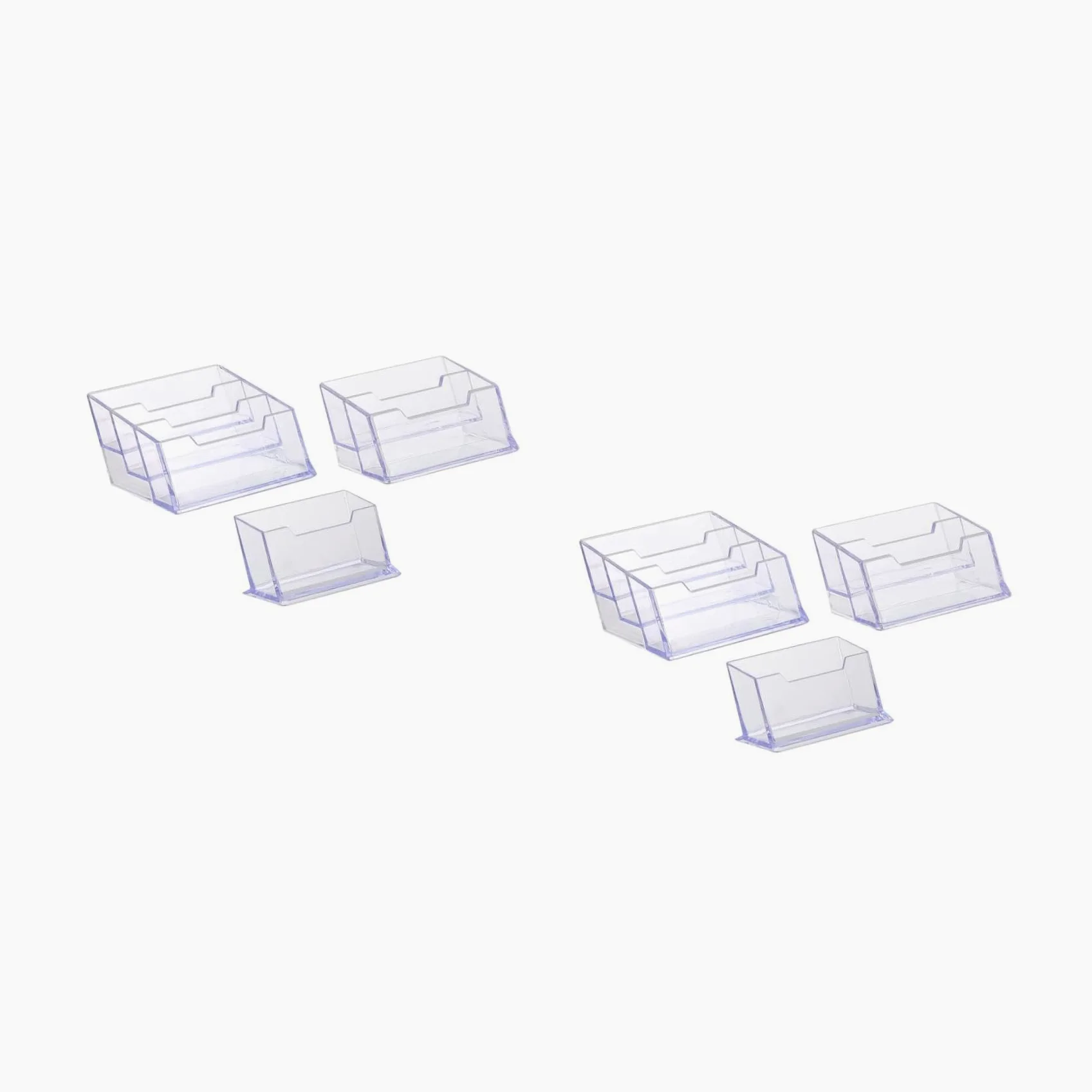 Angoily 2 Set Biglietti Visita Organizer Per Carte Scrivania Design Per Ufficio E Presentazioni Professionali 3 Pezzi*2